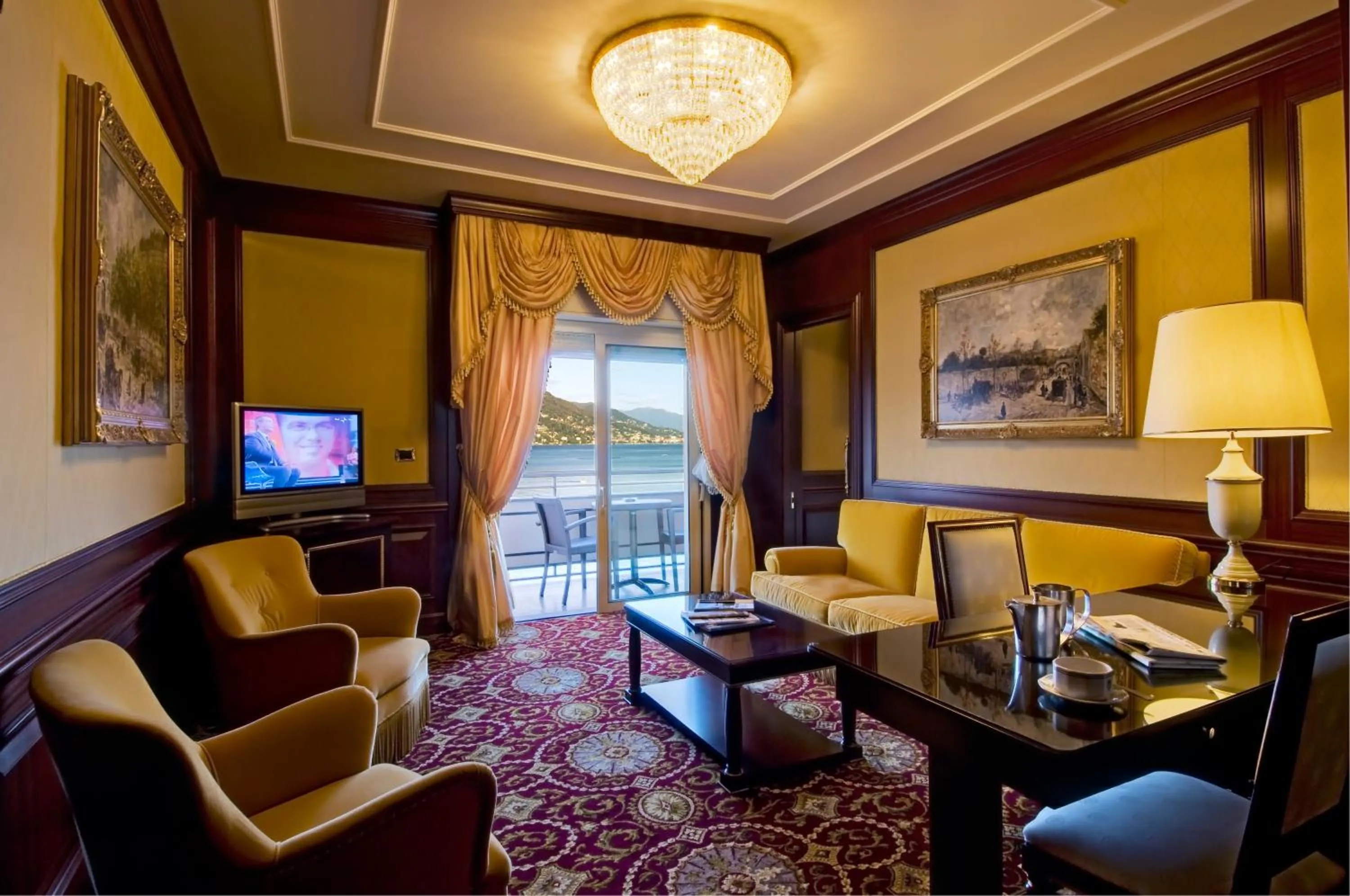 Living room in Hotel Splendid