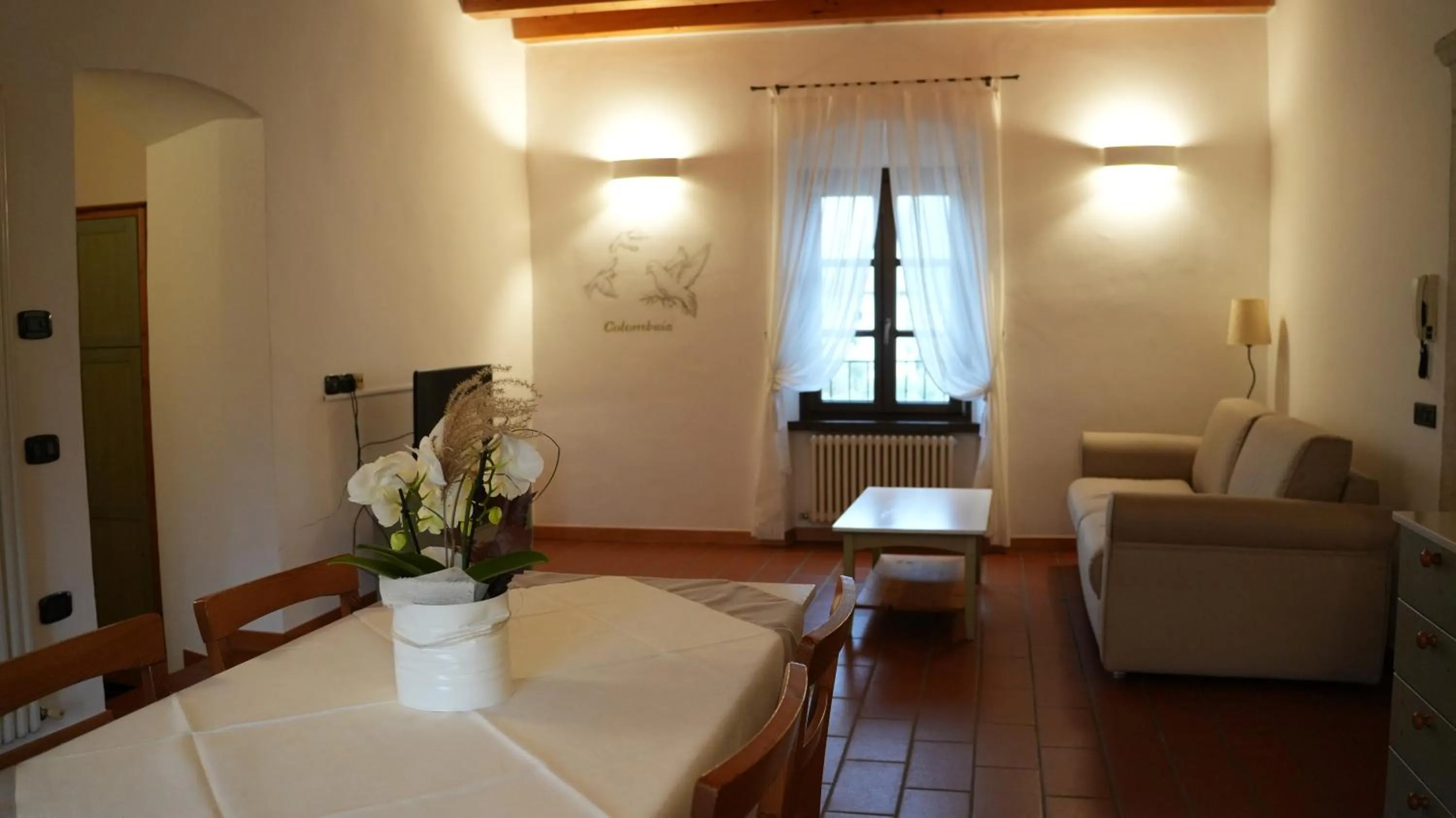 Living room in Residence La Colombera