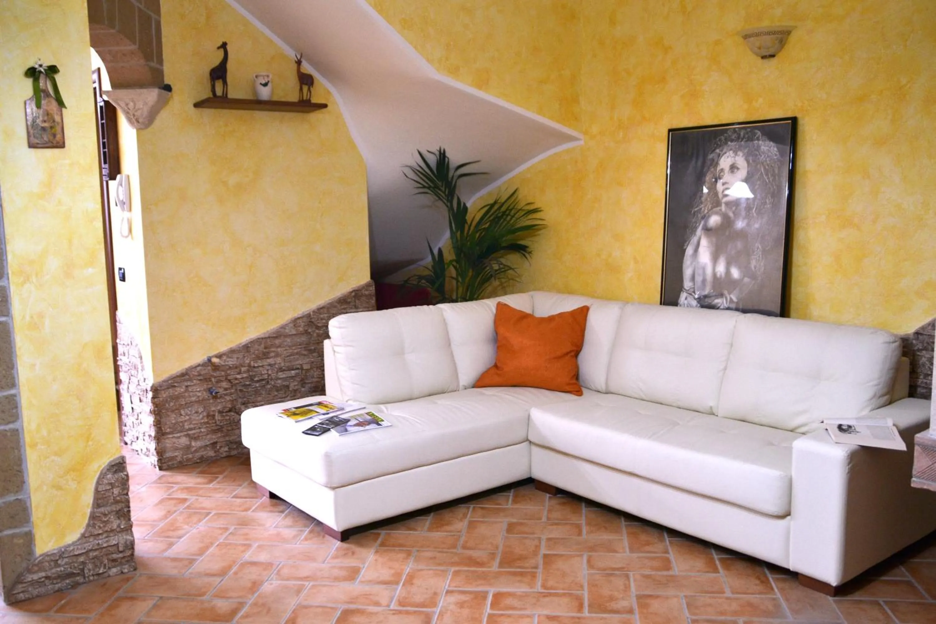 Living room in La Baia del Lago