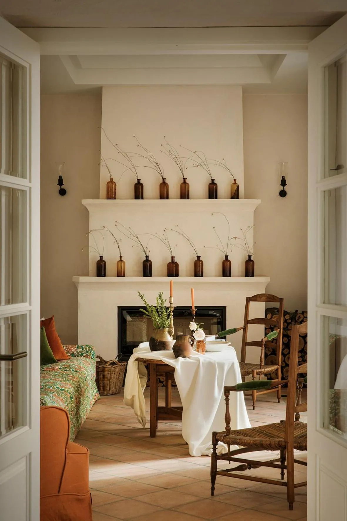 Living room, Bed in La Dehesa de Don Pedro