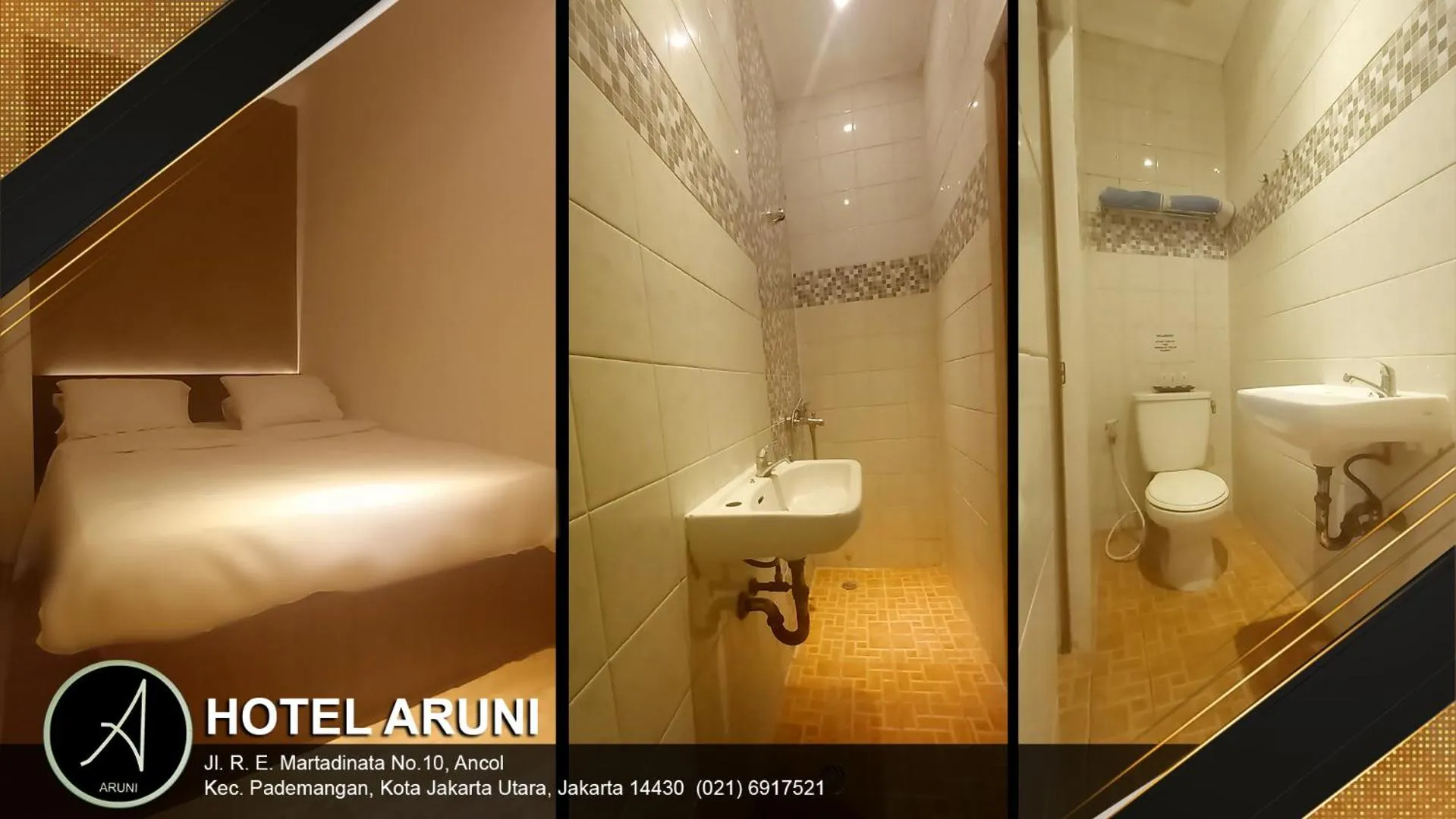 Bathroom in Hotel Aruni Ancol