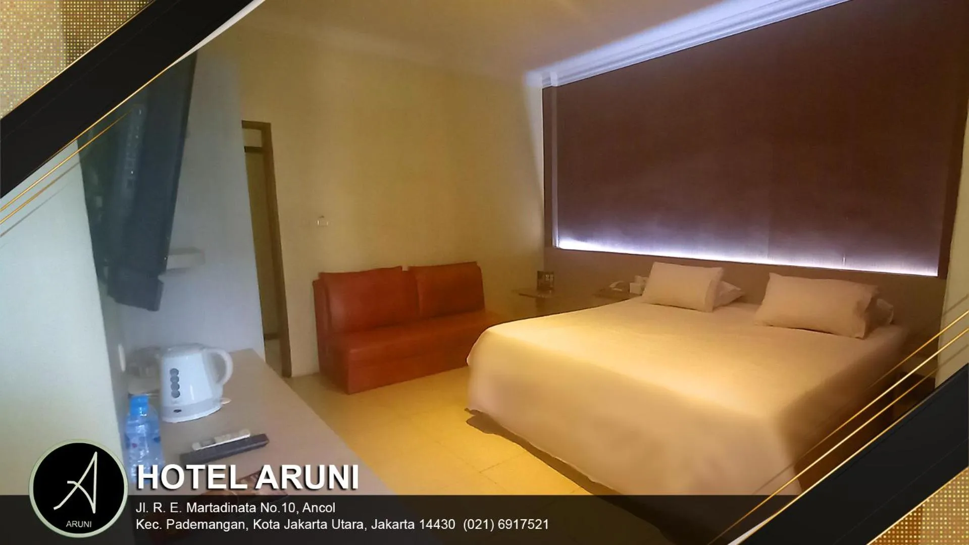 Bed in Hotel Aruni Ancol