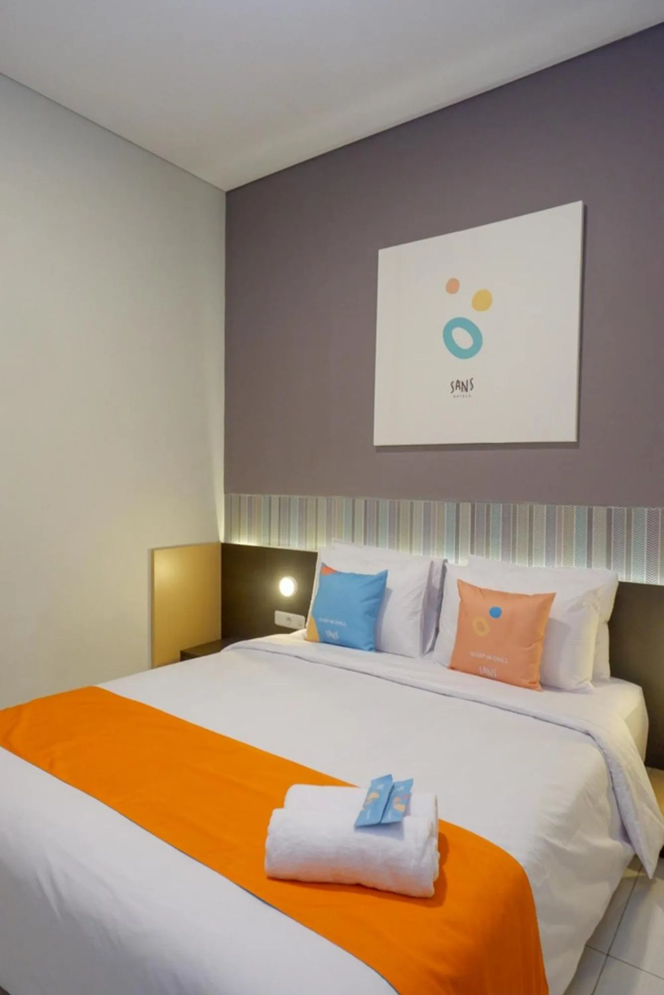 Bedroom, Bed in Sans Hotel Good Wish Semarang
