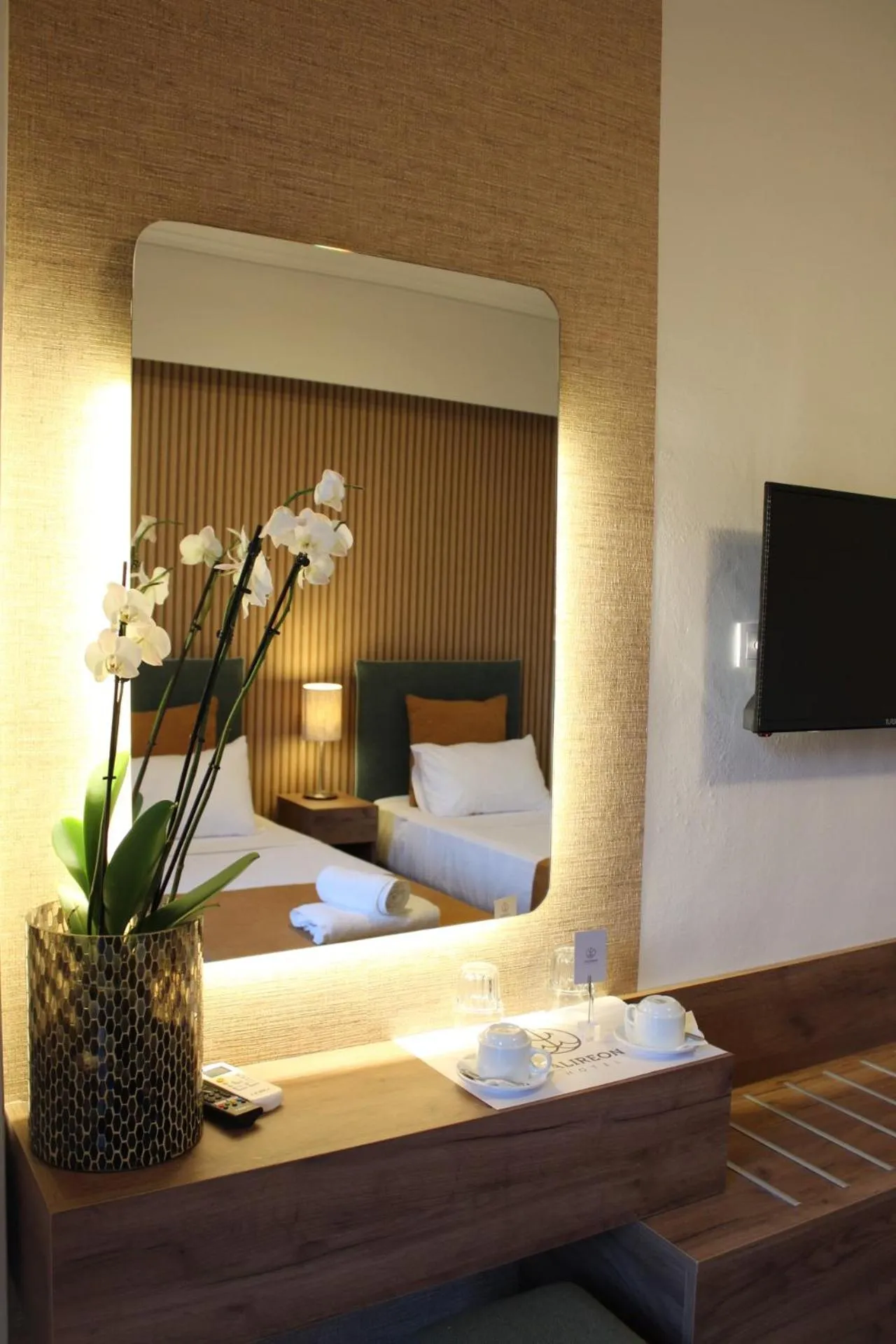 Decorative detail, Bed in FALIREON HOTEL