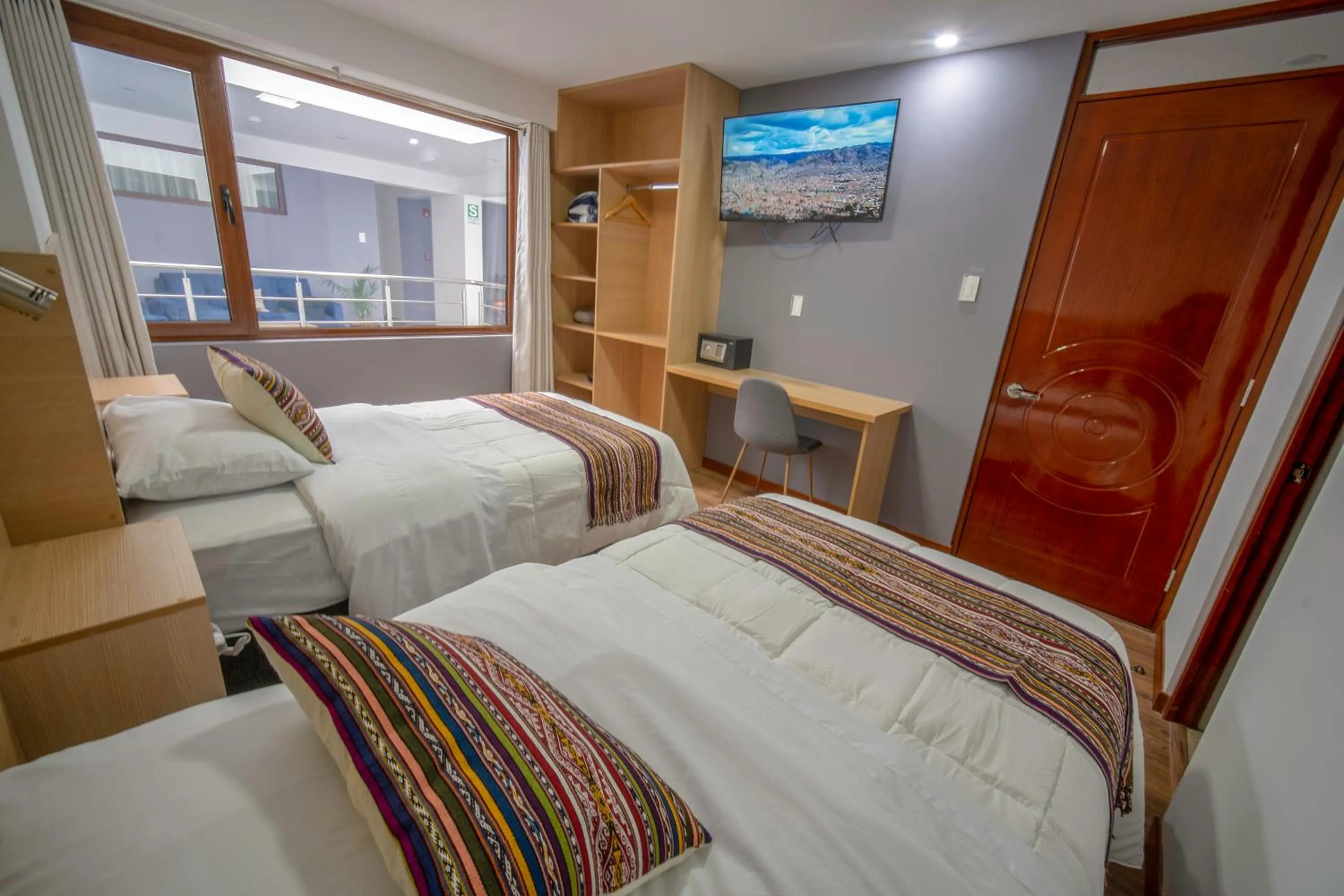 Photo of the whole room, Bed in Ayni Cusco Hotel