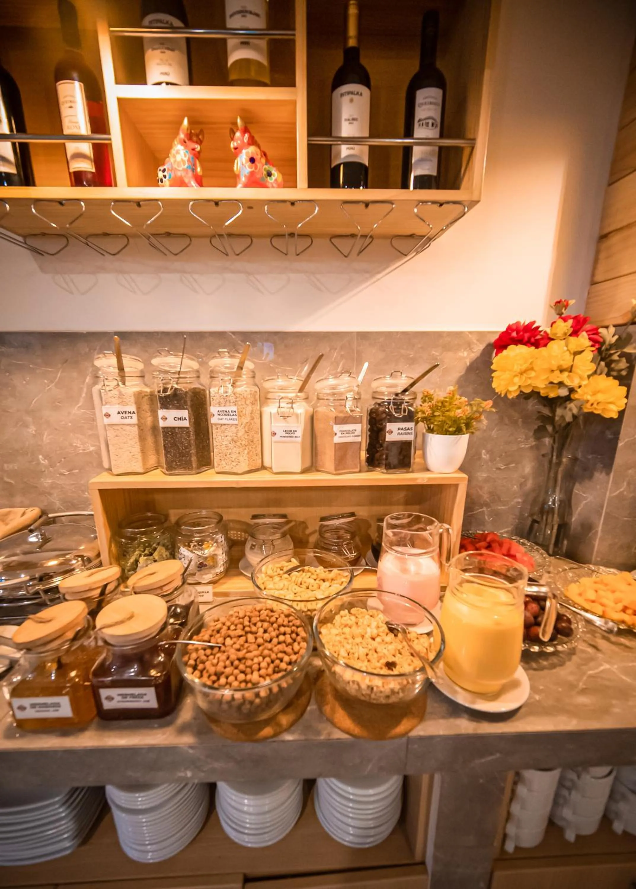 Buffet breakfast in Ayni Cusco Hotel