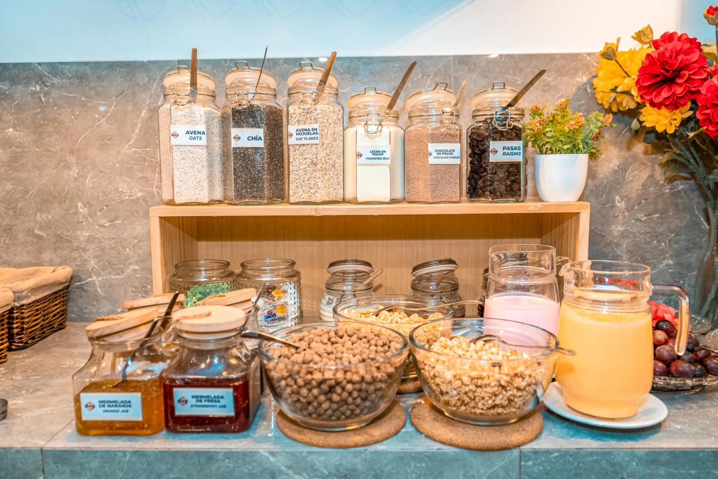 Buffet breakfast in Ayni Cusco Hotel