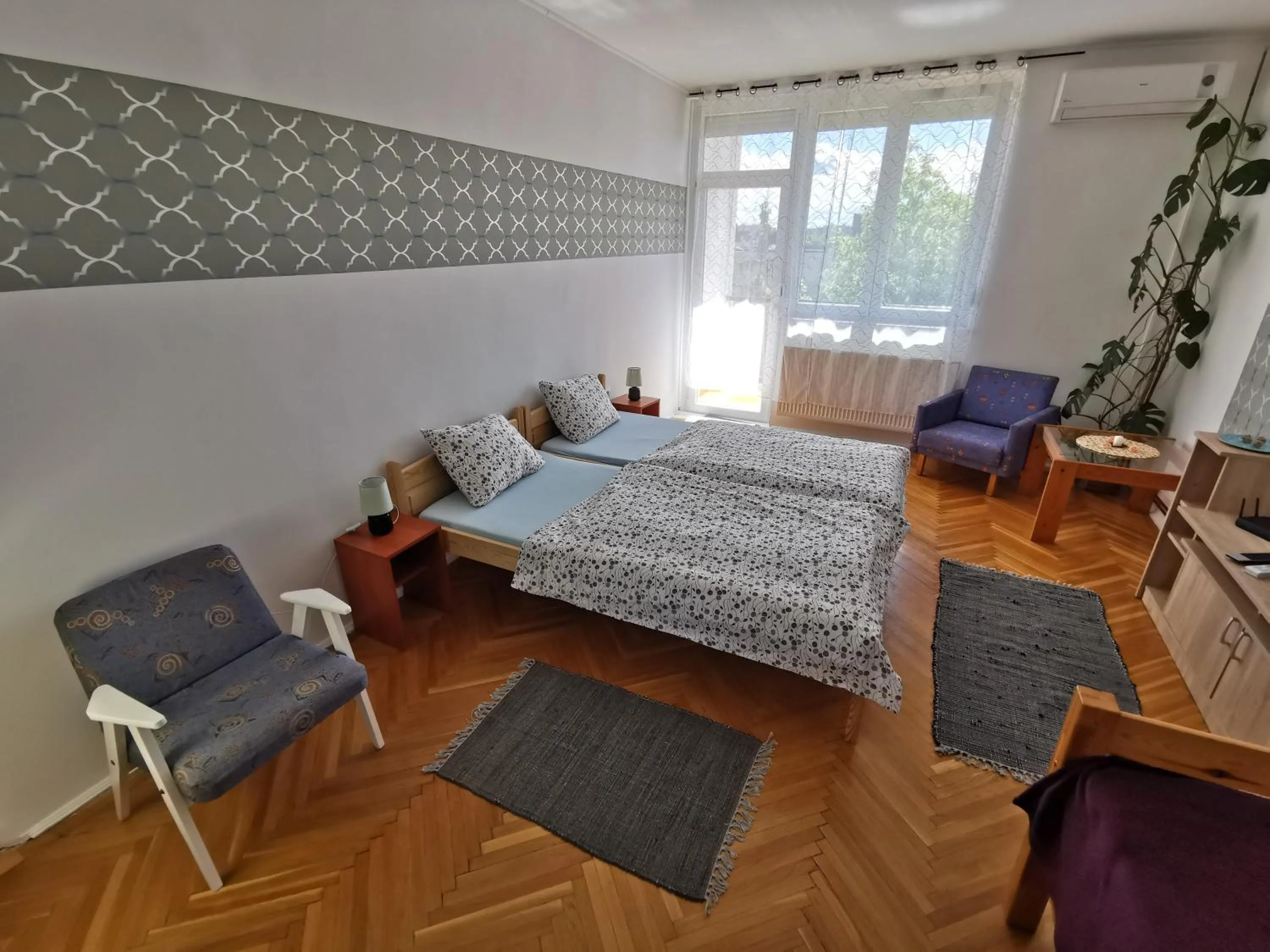 Two-Bedroom Apartment with Balcony in Acceptus Domus