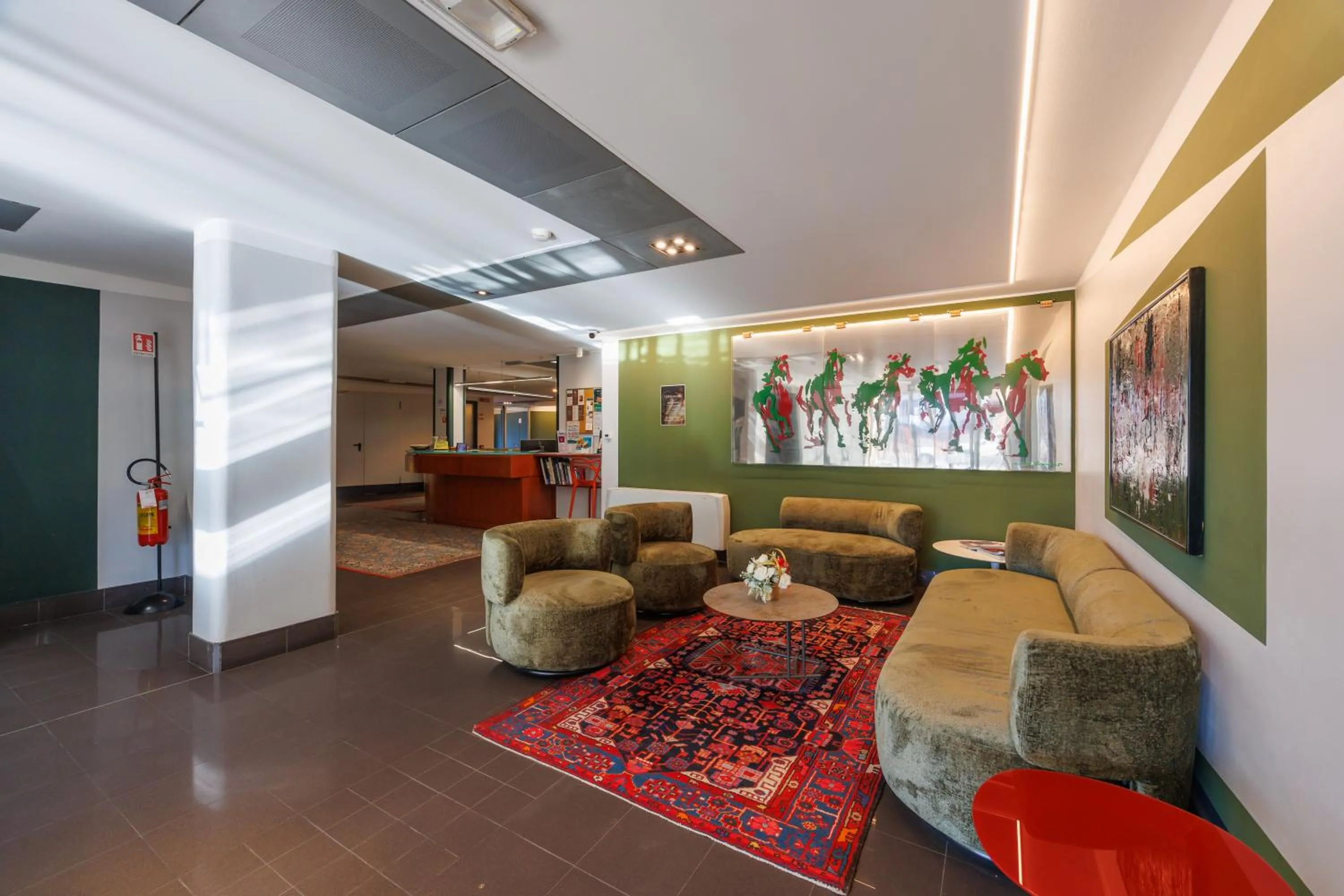 Lobby or reception in Residence Hotel Torino Uno