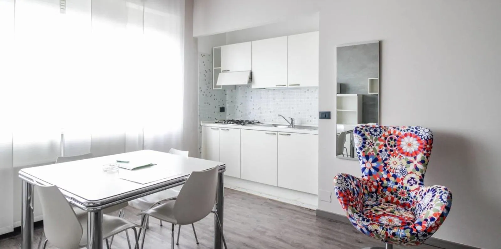 Kitchen or kitchenette in Residence Hotel Torino Uno