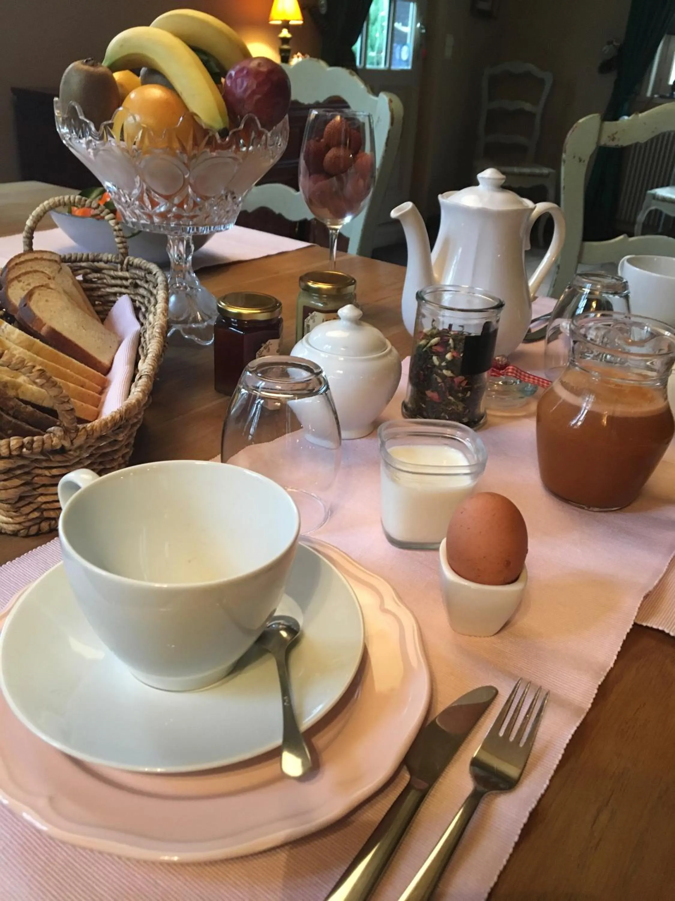 Breakfast in Domaine du Vertbois