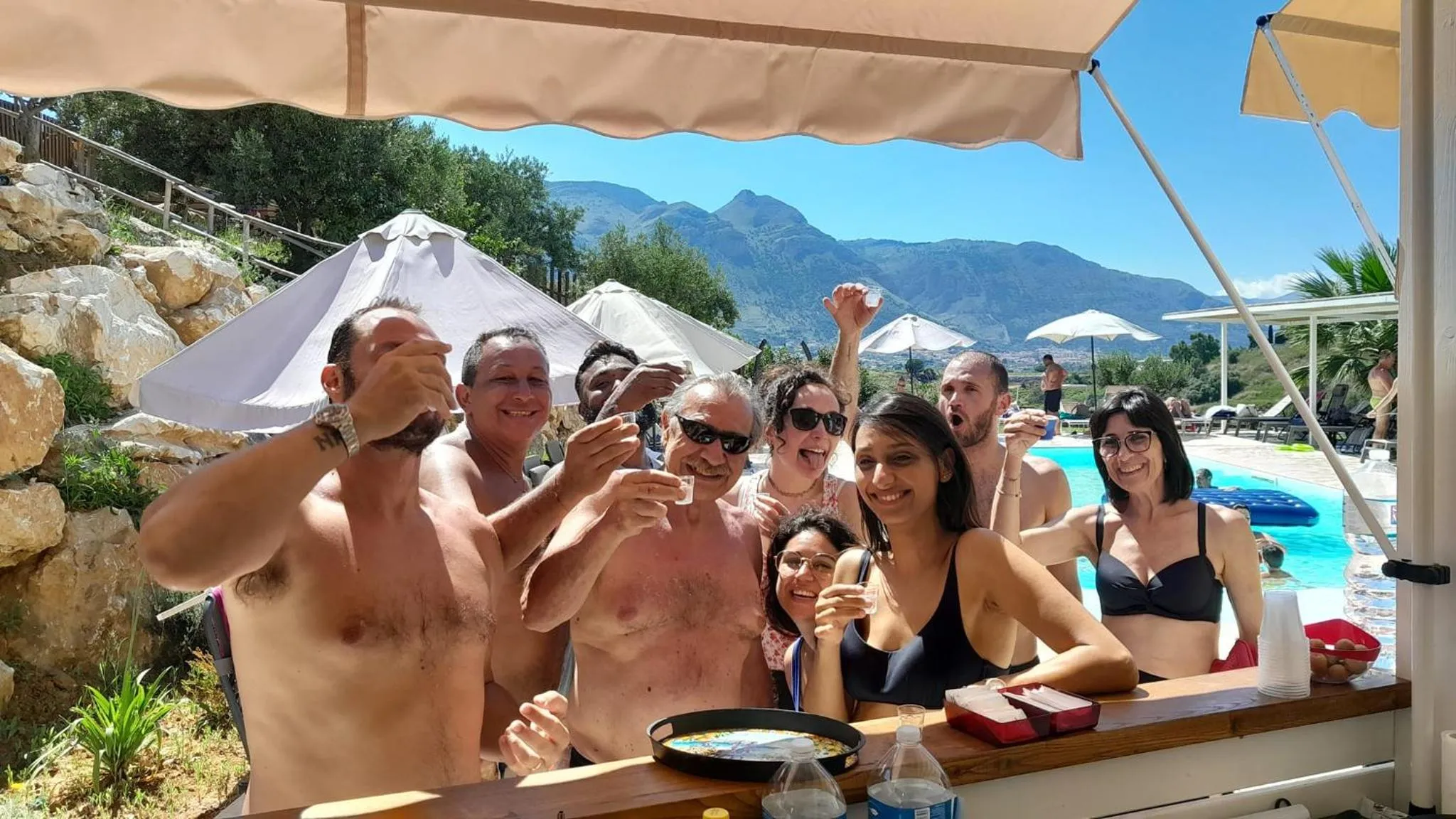 Lounge or bar in CI VULIA b&b - Sicilia sea, pool, bbq, tv, wi-fi