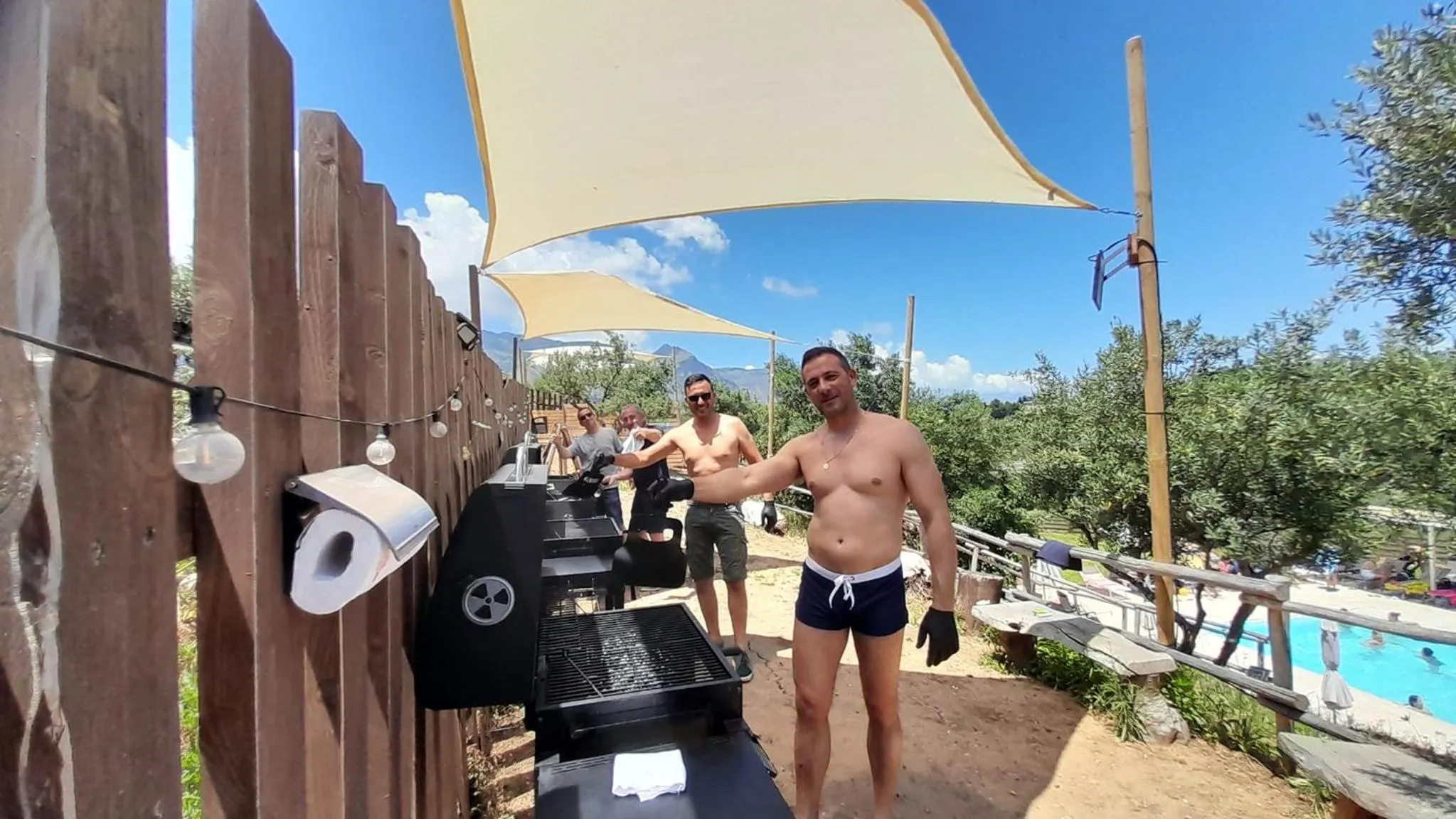 BBQ facilities in CI VULIA b&b - Sicilia sea, pool, bbq, tv, wi-fi