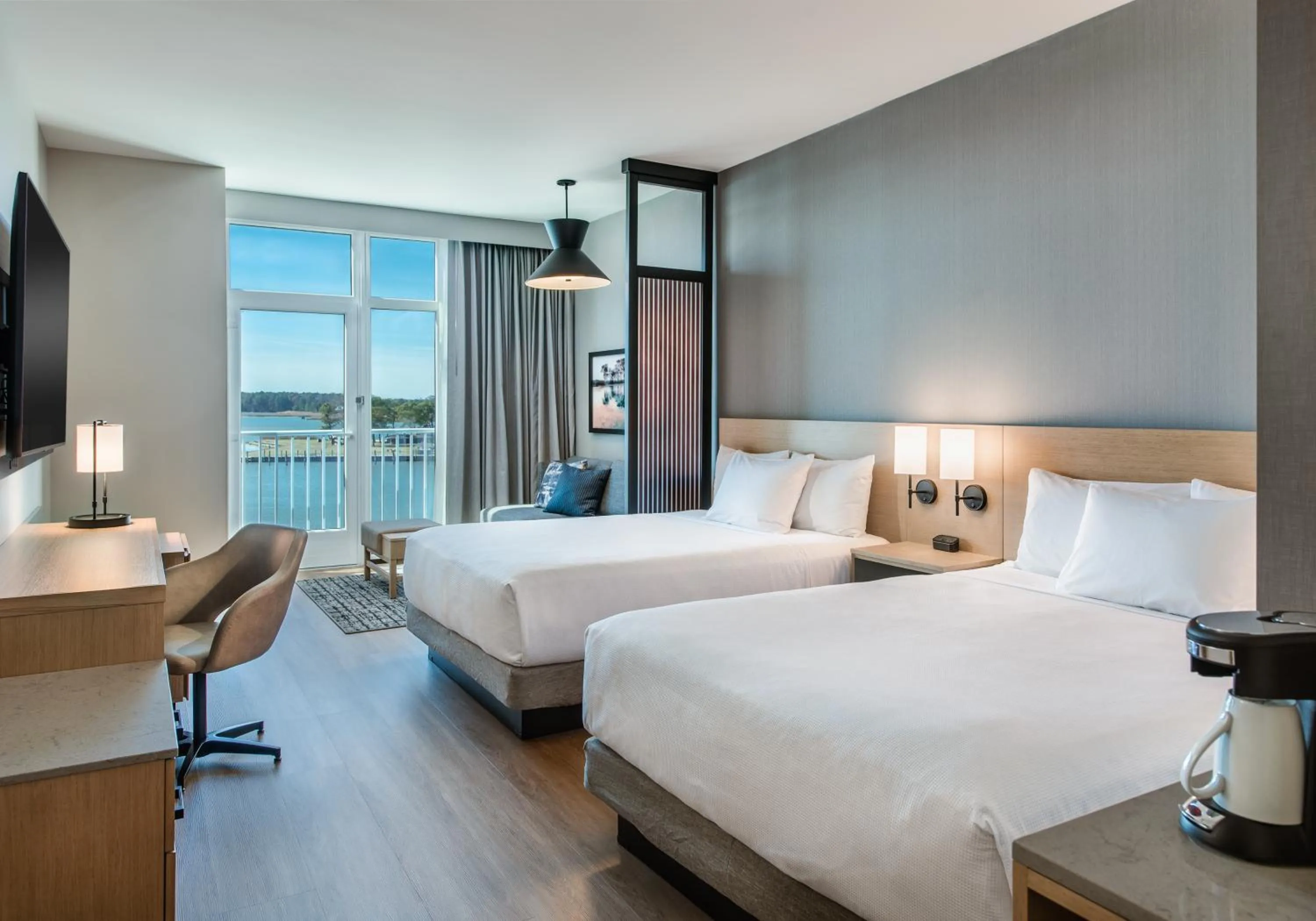 Bed in Hyatt Place Kent Narrows And Marina