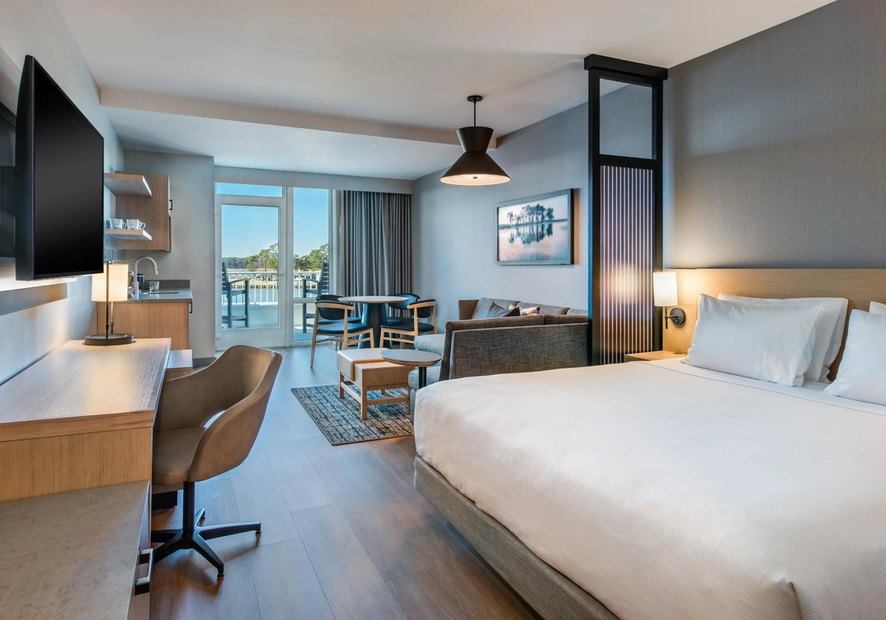 Bed in Hyatt Place Kent Narrows And Marina