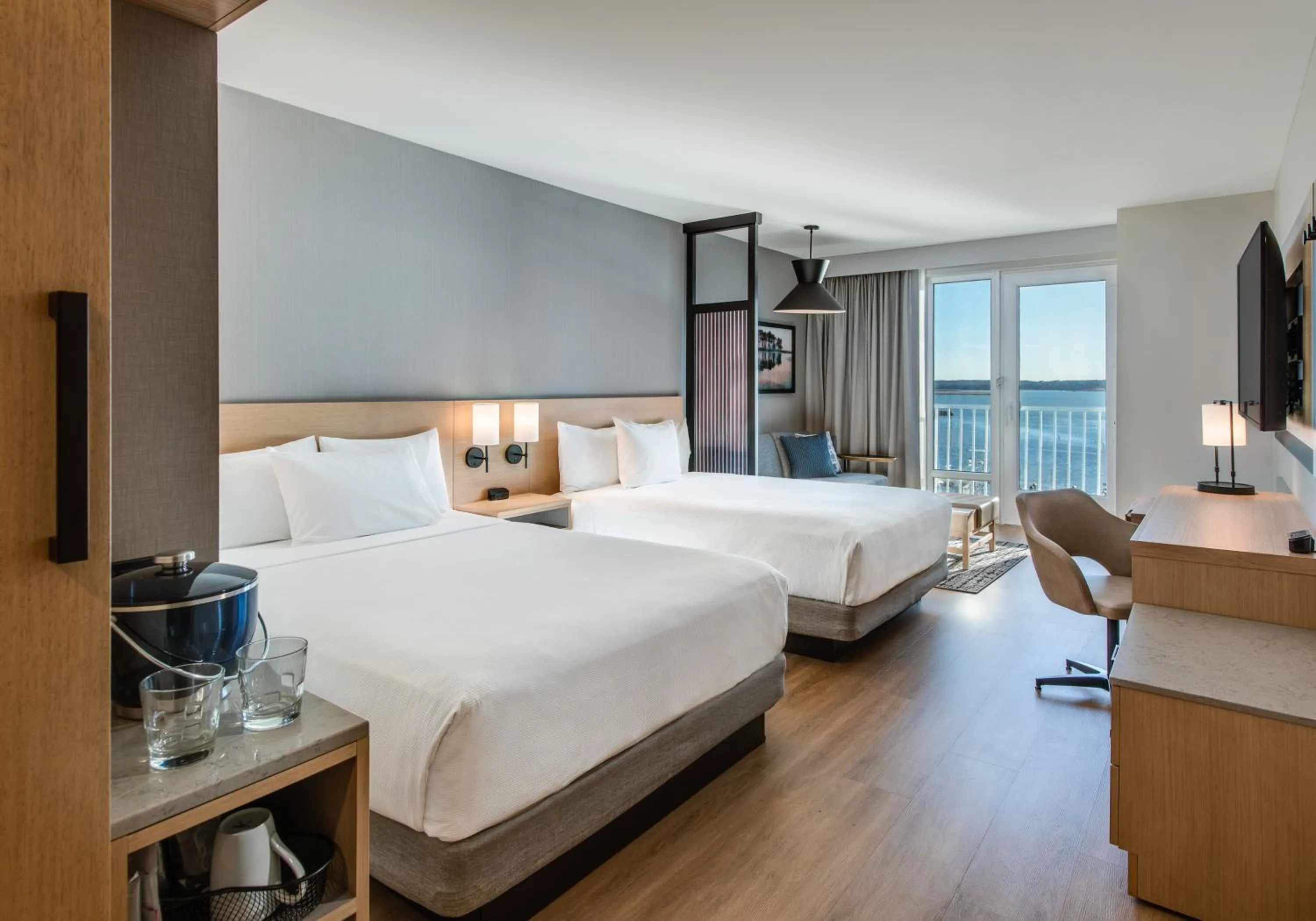 Bed in Hyatt Place Kent Narrows And Marina