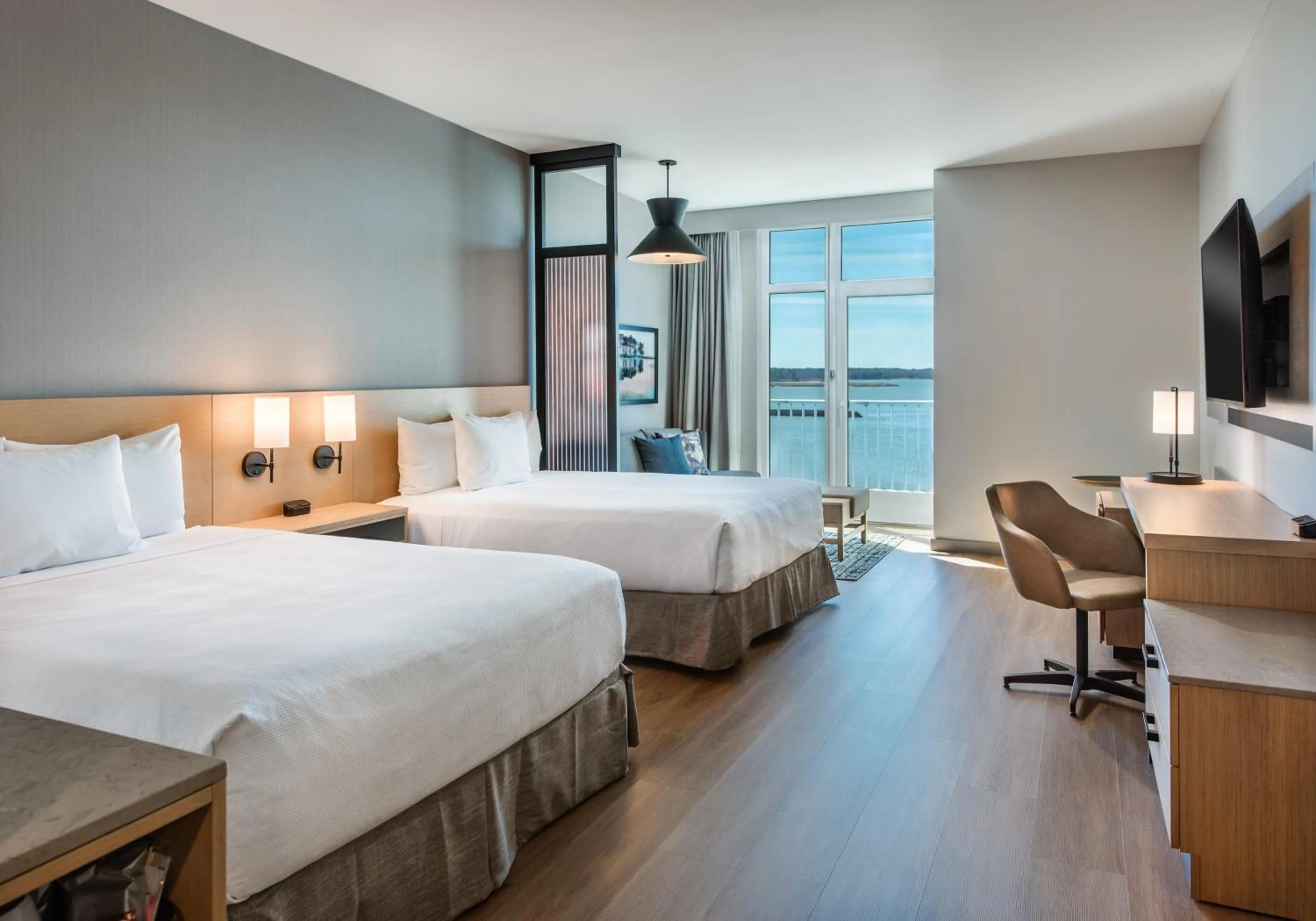 Bed in Hyatt Place Kent Narrows And Marina