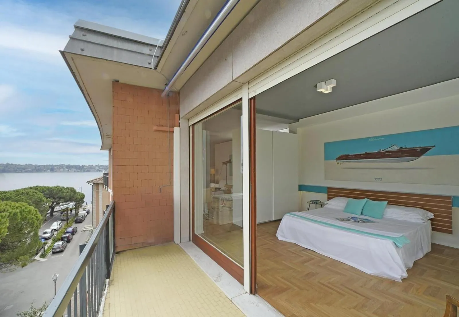 View (from property/room), Bed in Hotel Spiaggia d'Oro - Charme & Boutique - Garda Lake Collection