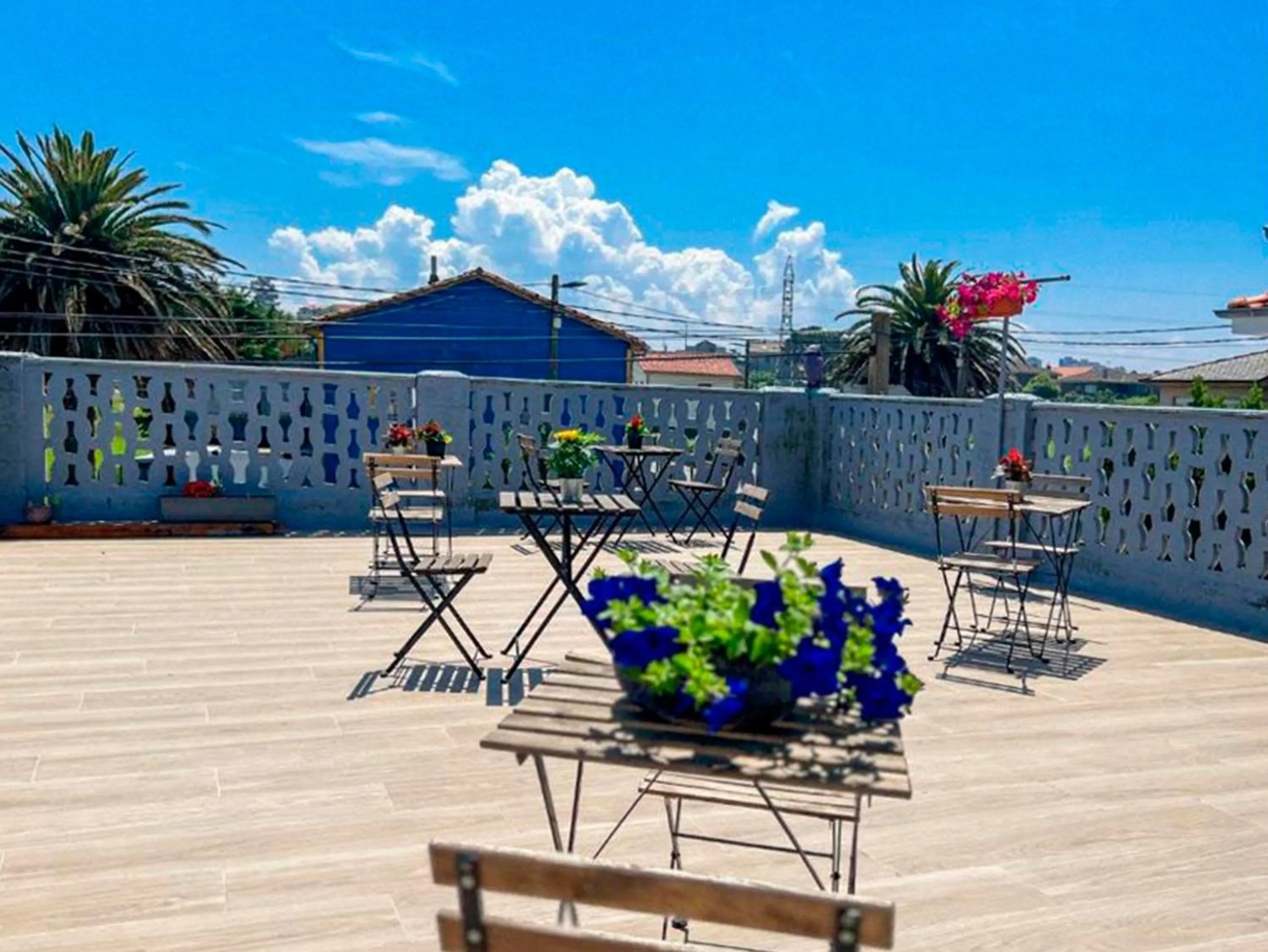 Balcony/Terrace in La Maruca Beach Santander 3000
