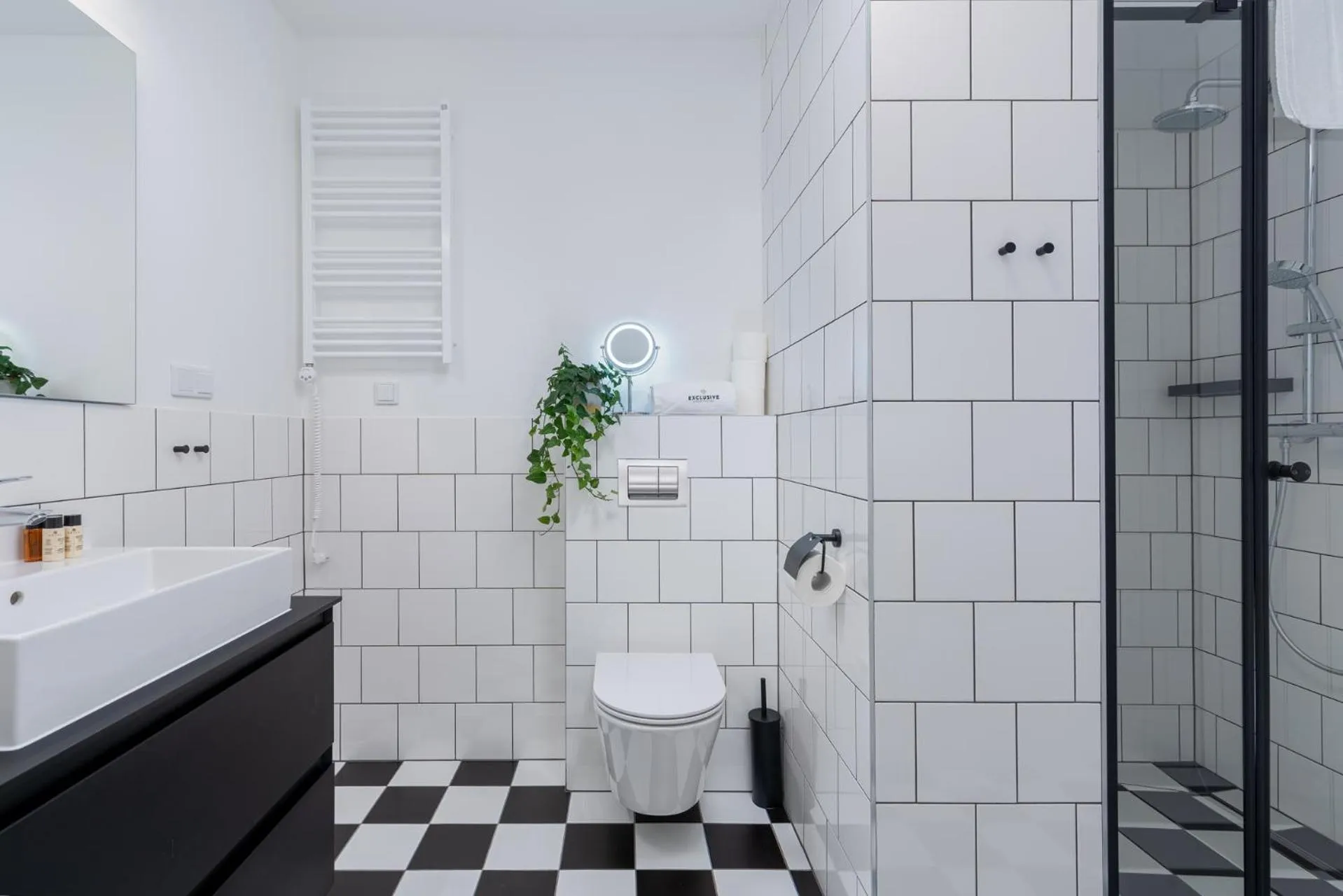 Bathroom in EXCLUSIVE Aparthotel Kraków Lubicz 40