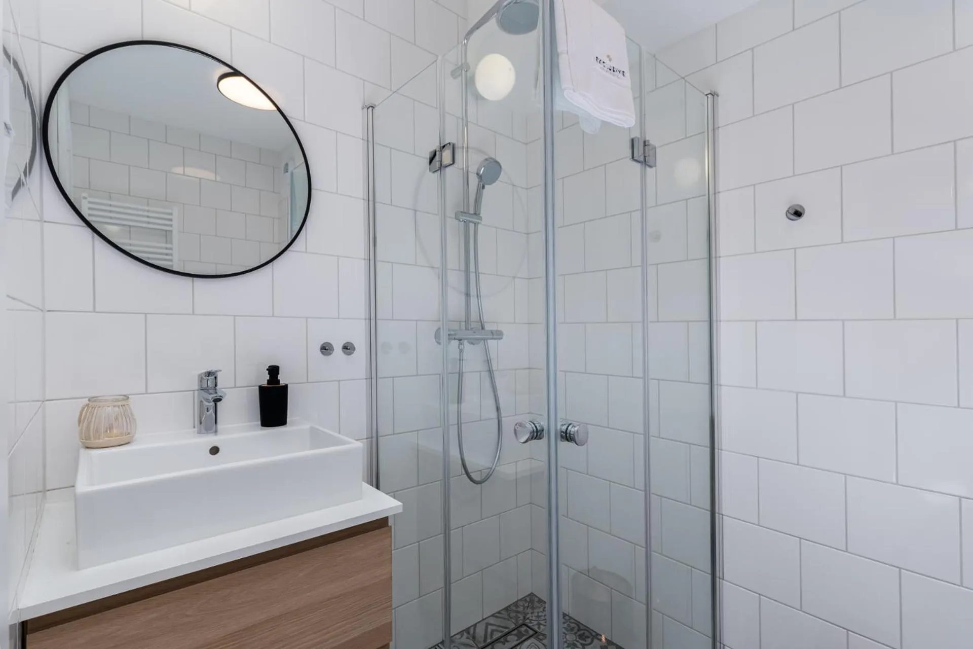 Bathroom in EXCLUSIVE Aparthotel Kraków Lubicz 40