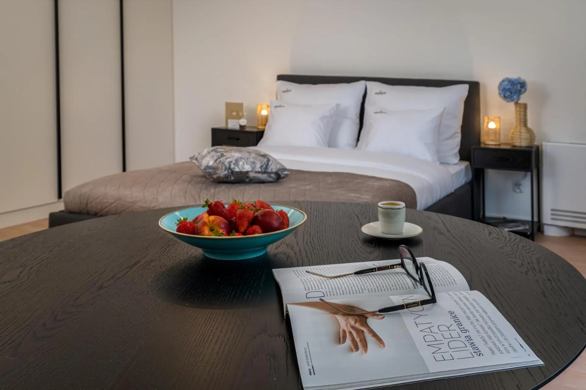 Bed in EXCLUSIVE Aparthotel Kraków Lubicz 40