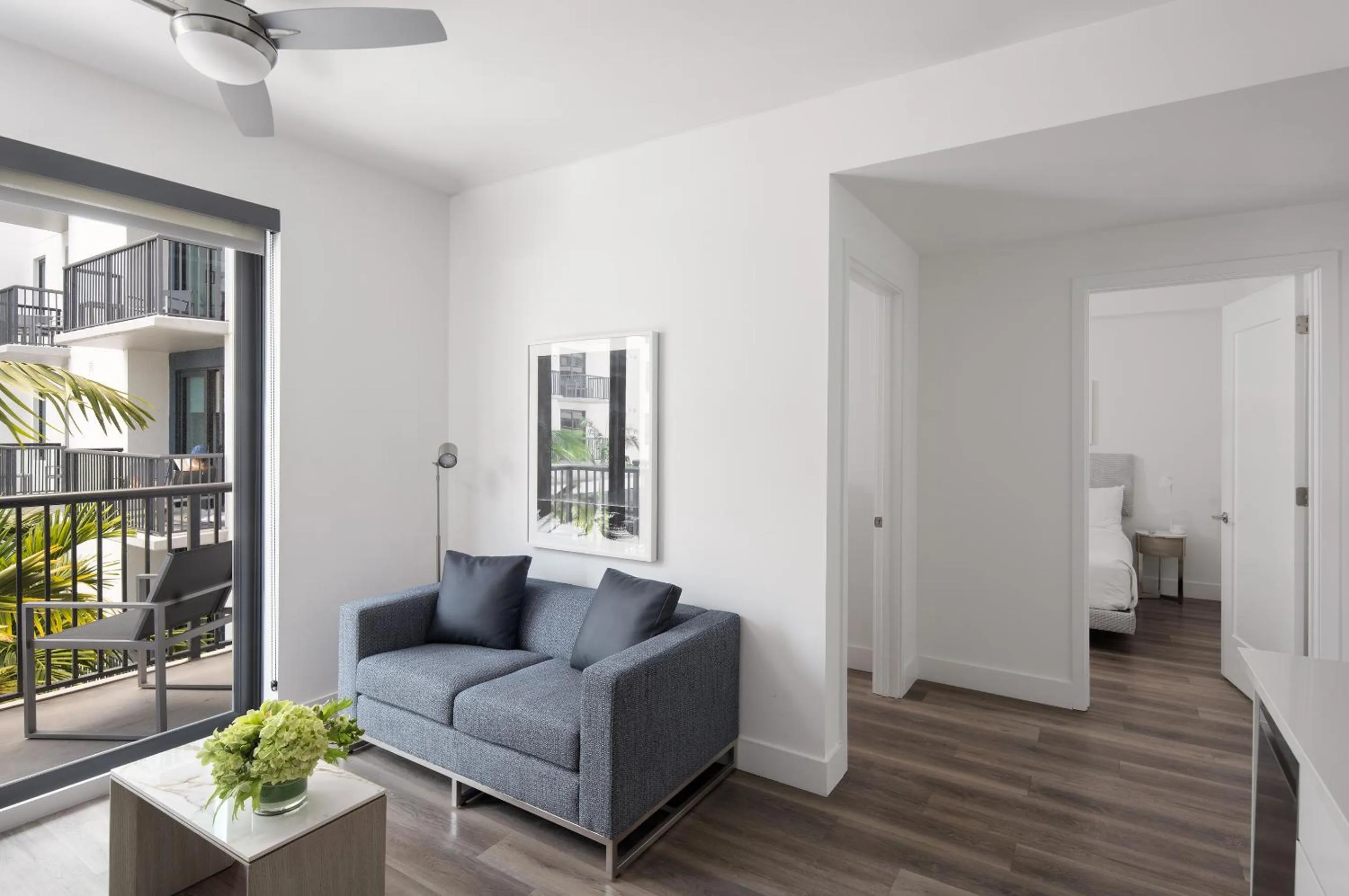 Living room in AKA West Palm