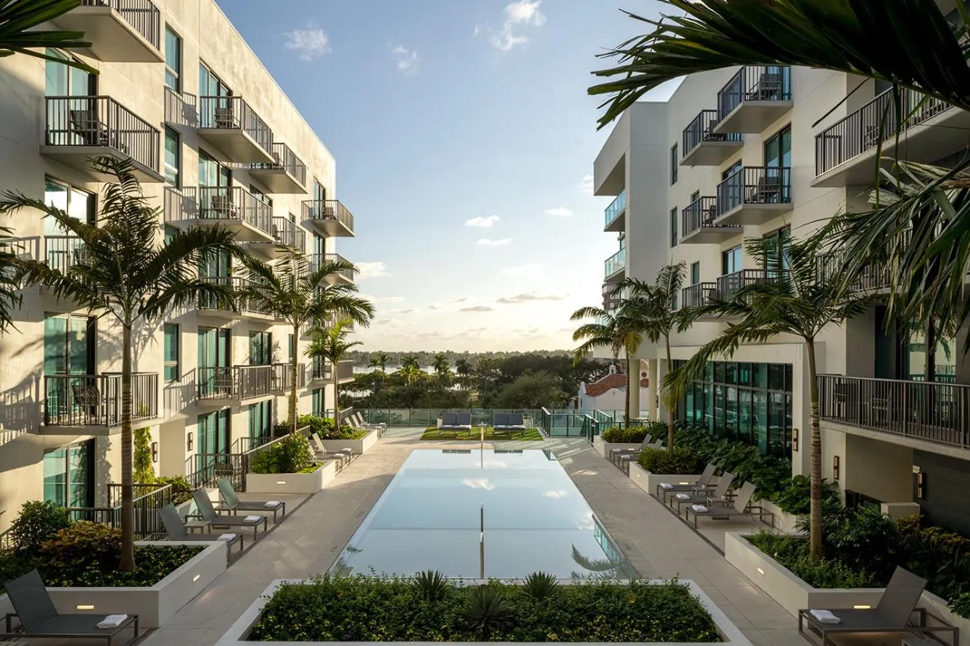 Swimming pool in AKA West Palm