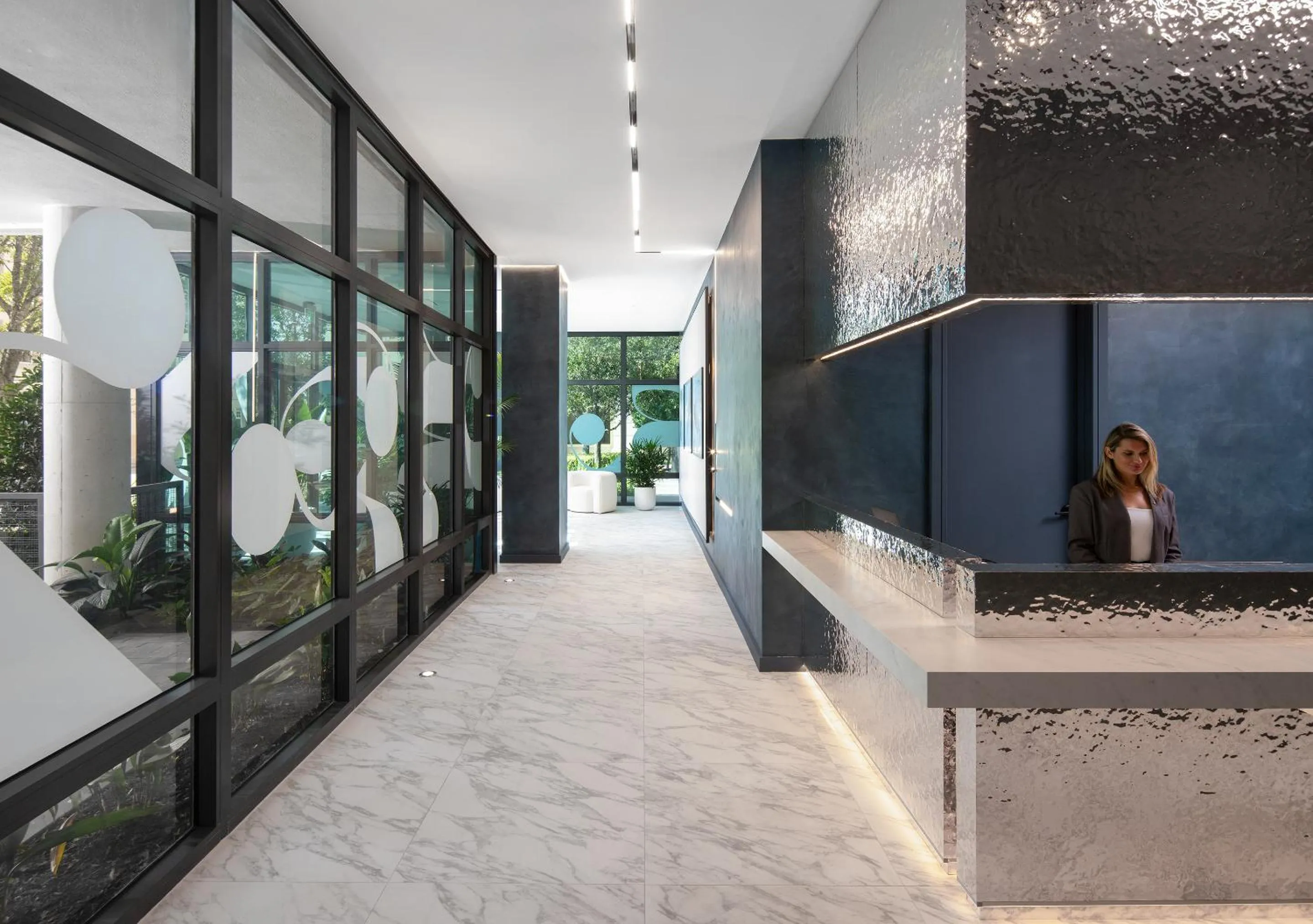 Lobby or reception in AKA West Palm