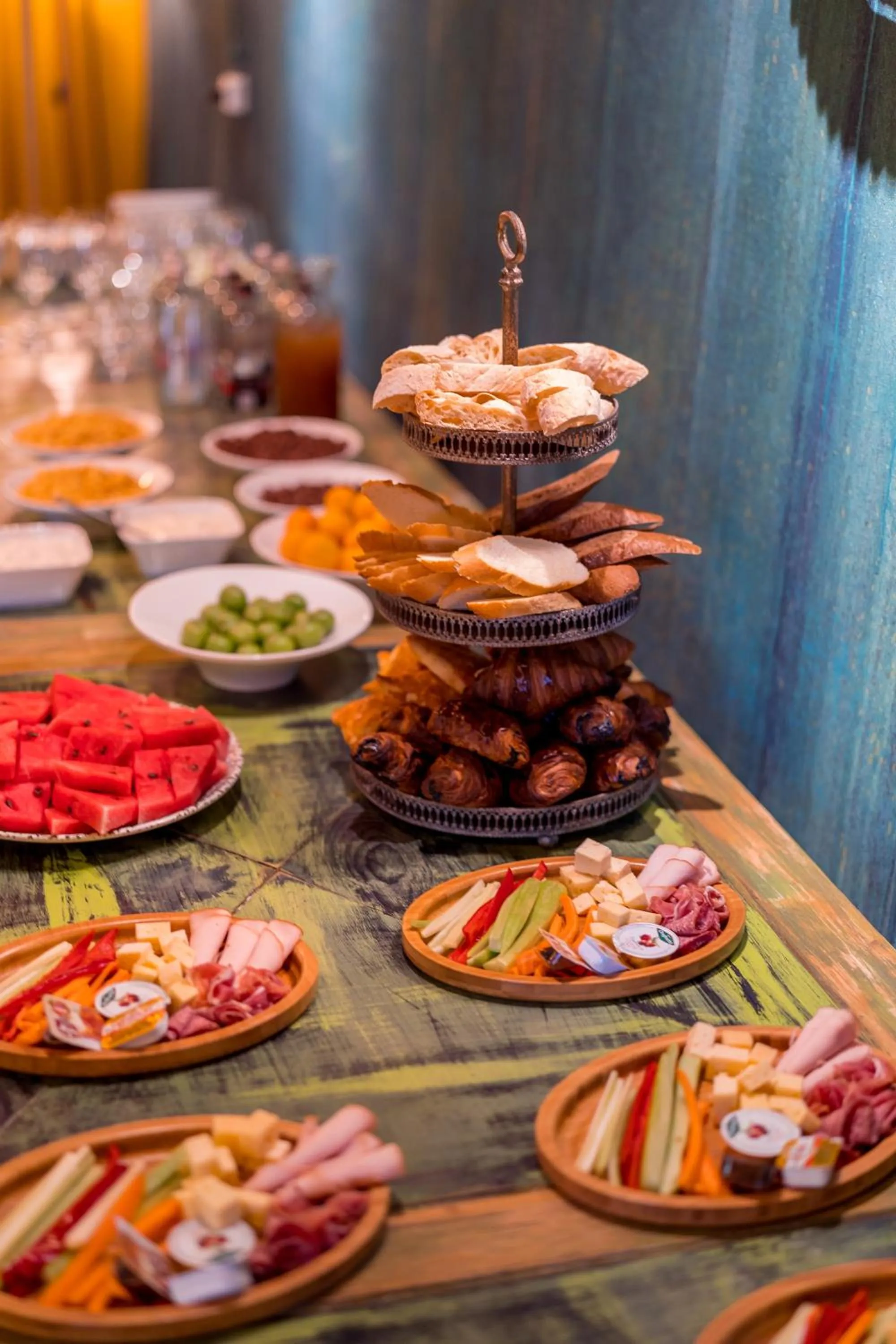 Buffet breakfast in Giuaani Winery