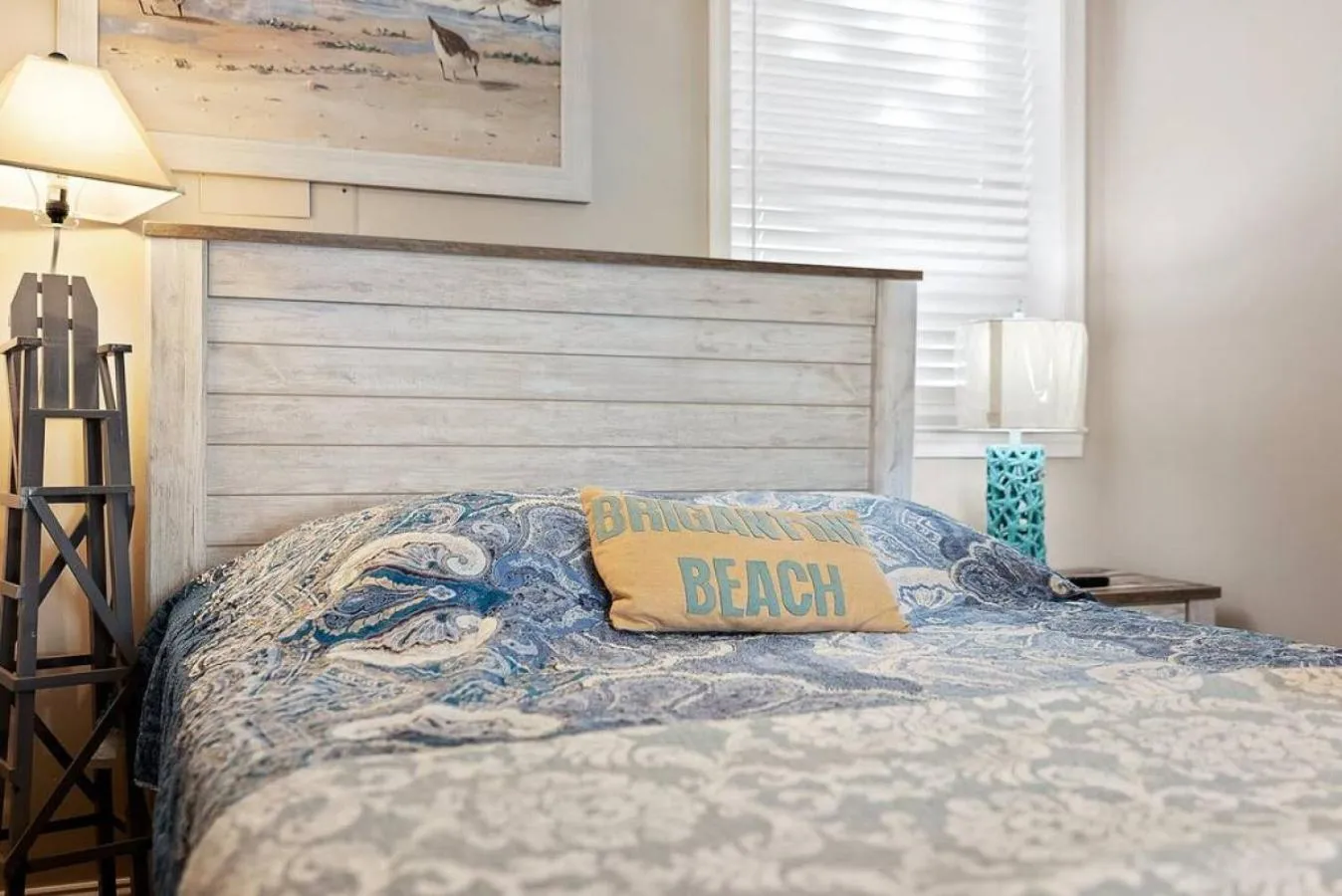 Bed in Unit C back lower unit Surfers Hideway Parking Near Lighthouse