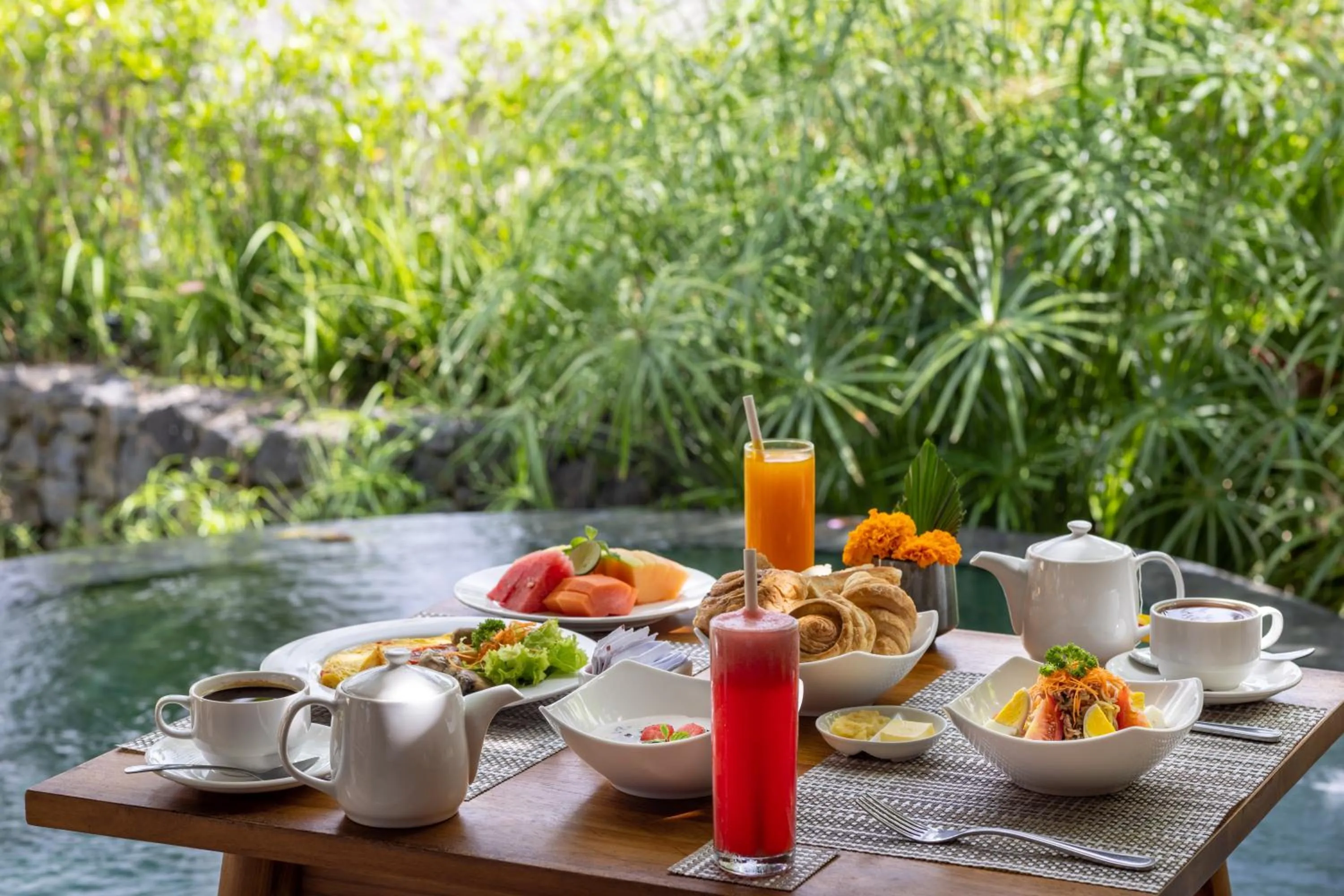 Breakfast in Wana Bucu Villas by GenuineHost