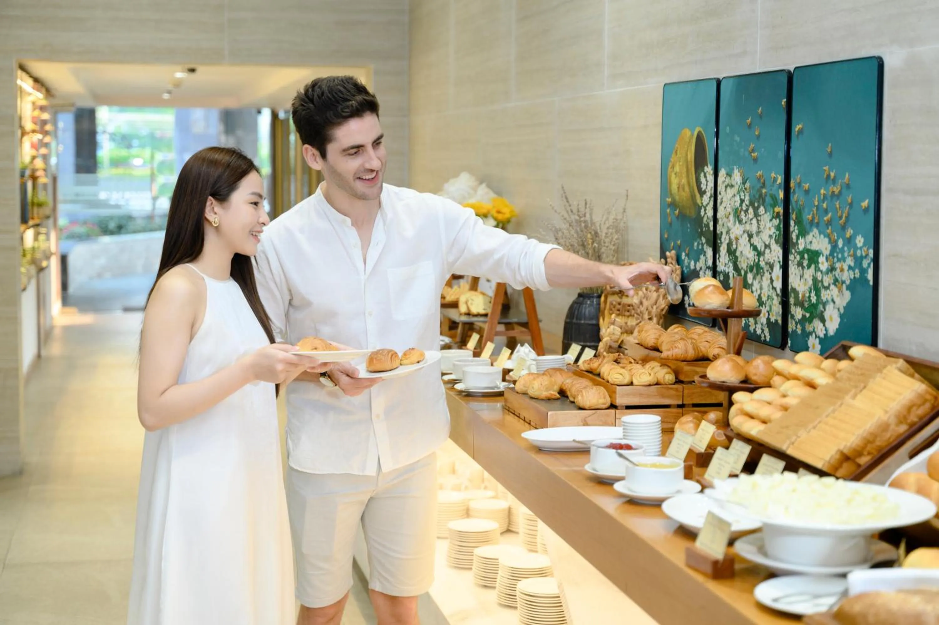 Buffet breakfast in Bellerive Hoi An Resort and Spa