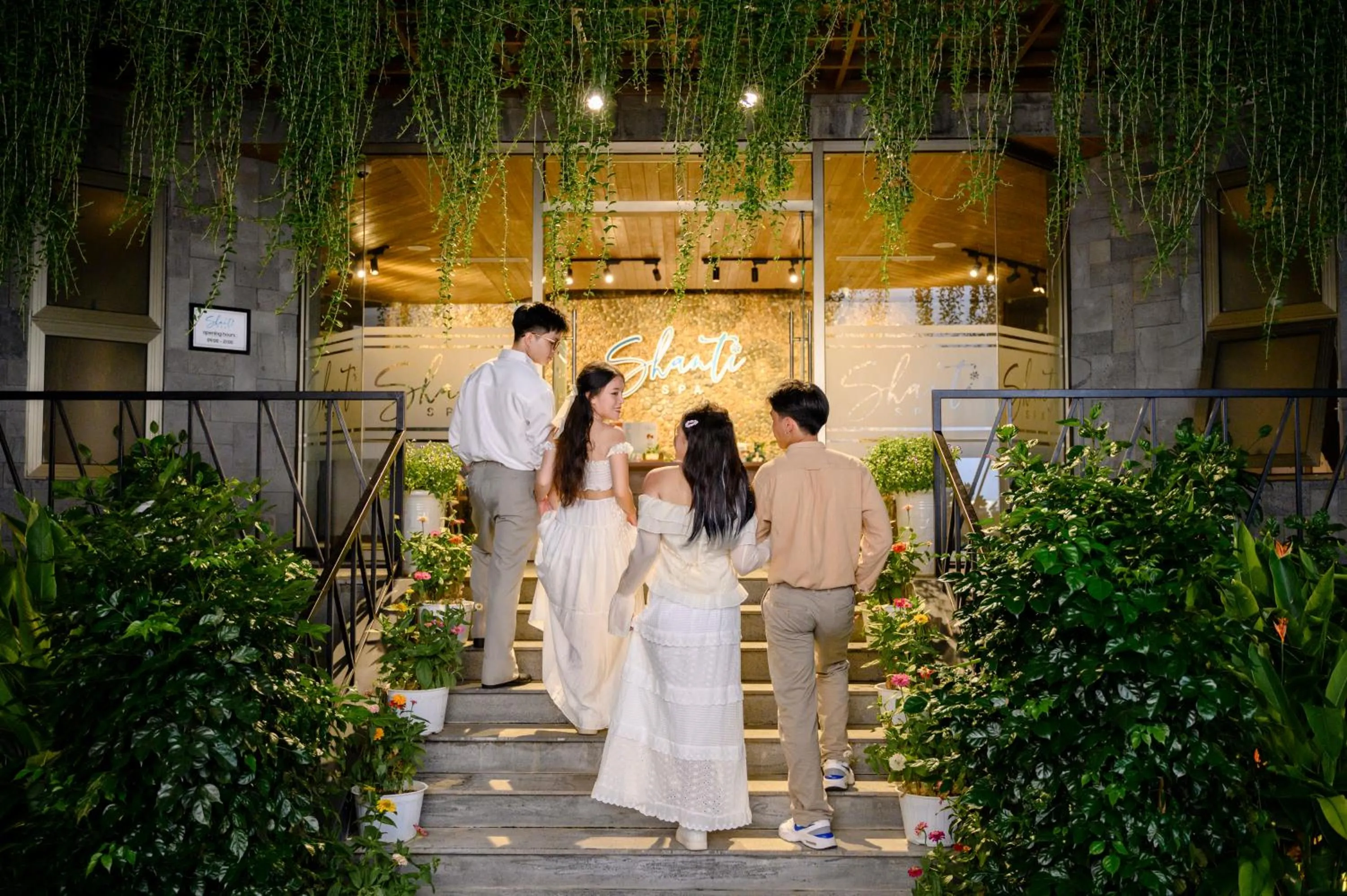 group of guests in Bellerive Hoi An Resort and Spa