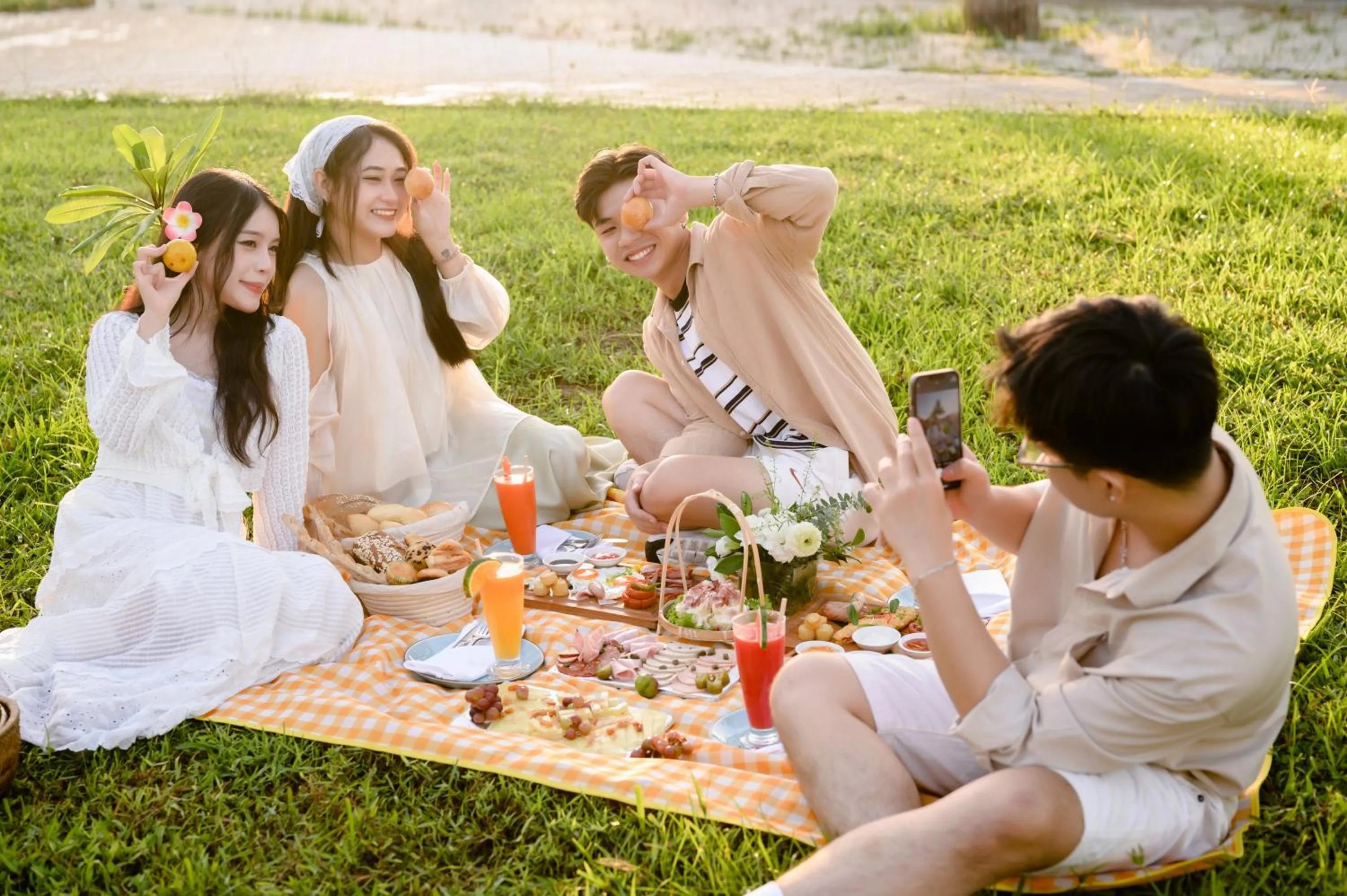 group of guests in Bellerive Hoi An Resort and Spa