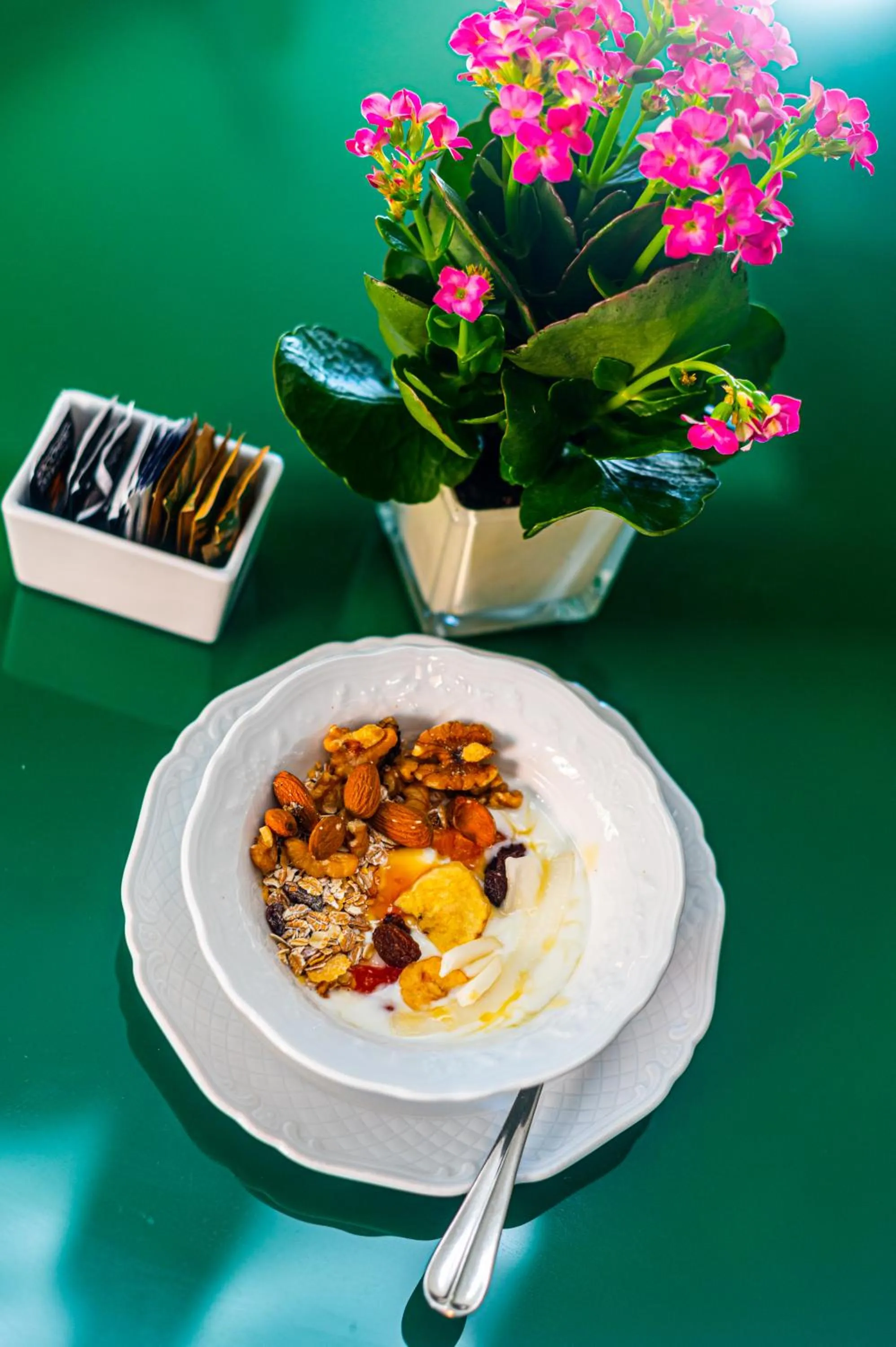 Buffet breakfast in HOTEL QUERINI Essential Business Hotel Sandrigo