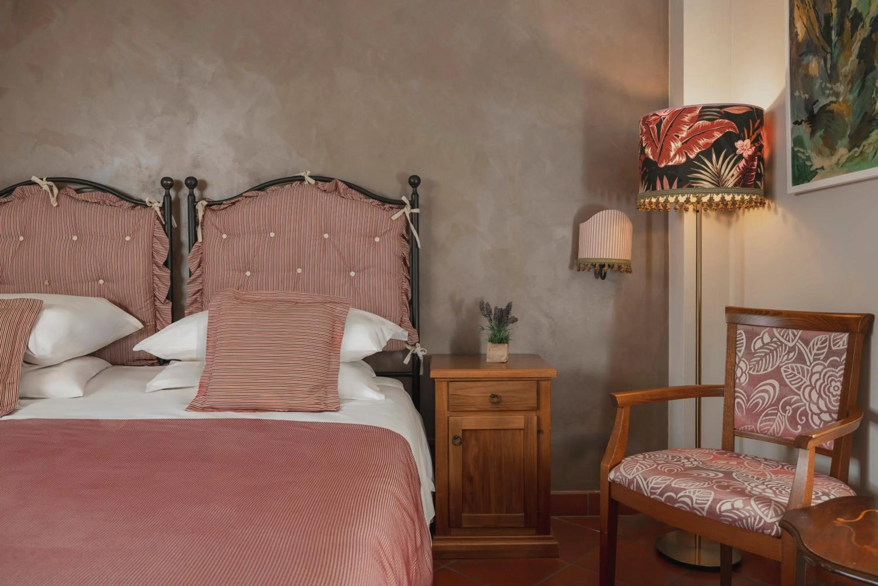 Bedroom, Bed in Hotel & Restaurant Casolare Le Terre Rosse