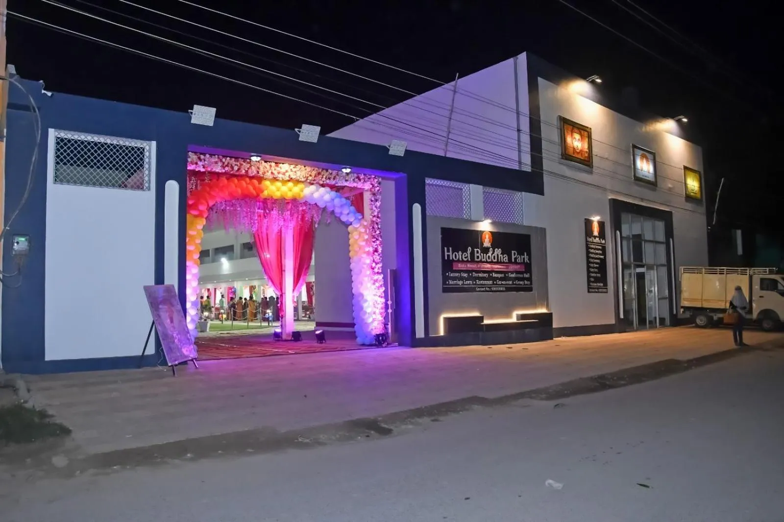 Property building in Hotel Buddha Park near Sarnath, Varanasi