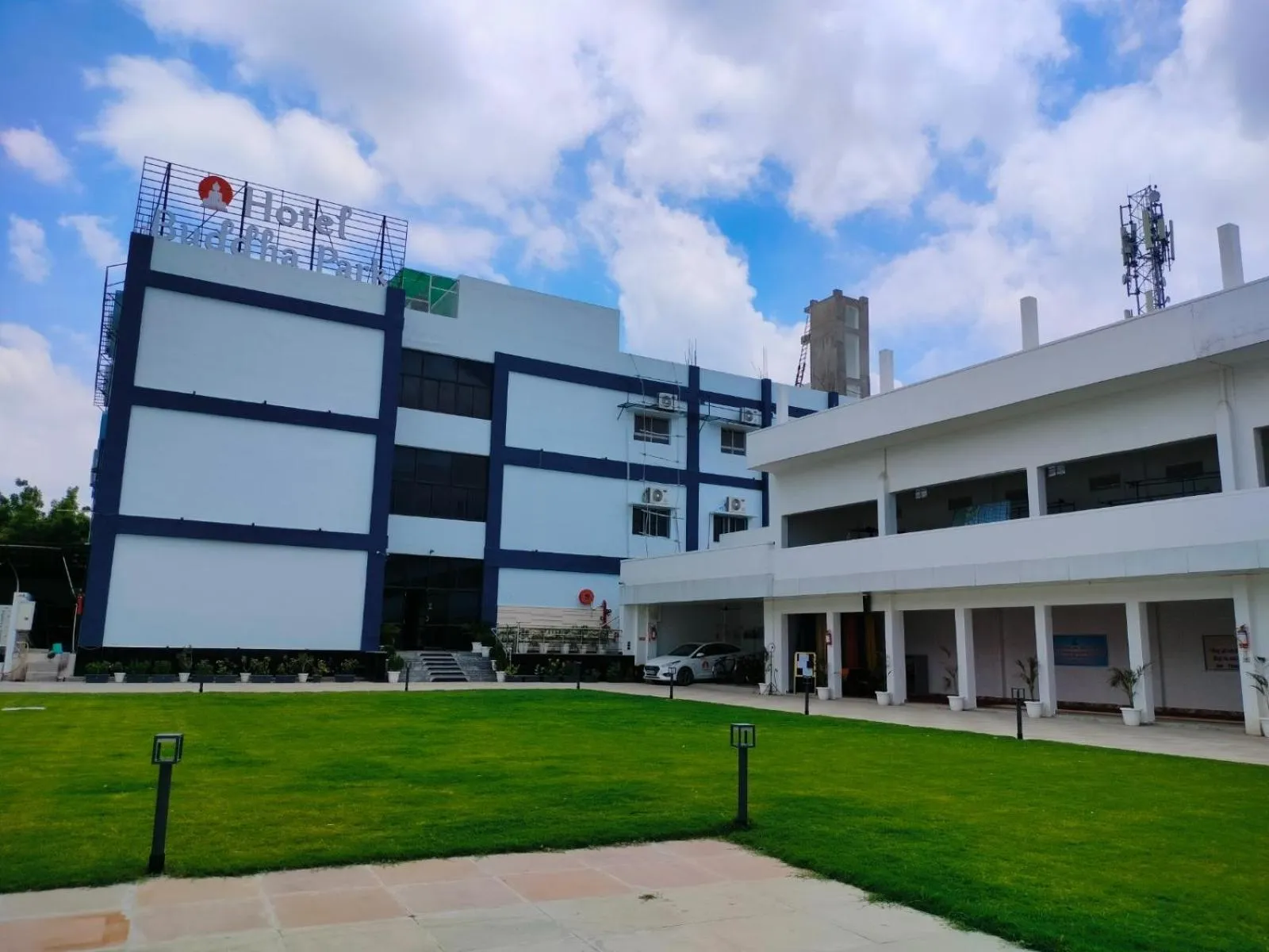 Property building in Hotel Buddha Park near Sarnath, Varanasi