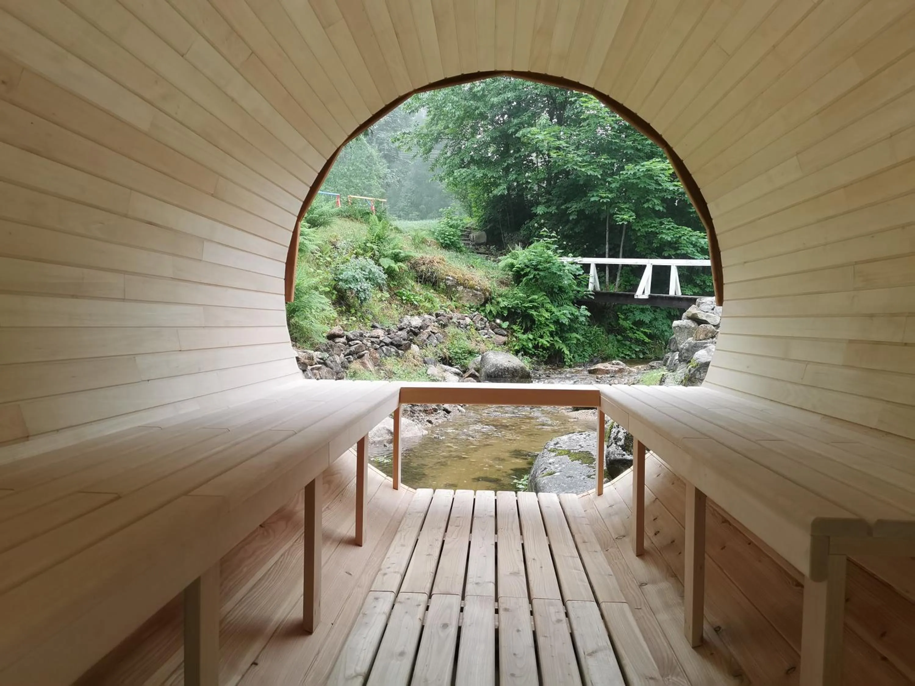 Sauna in BORSZÓWKA Dom Nad Potokiem - Pensjonat
