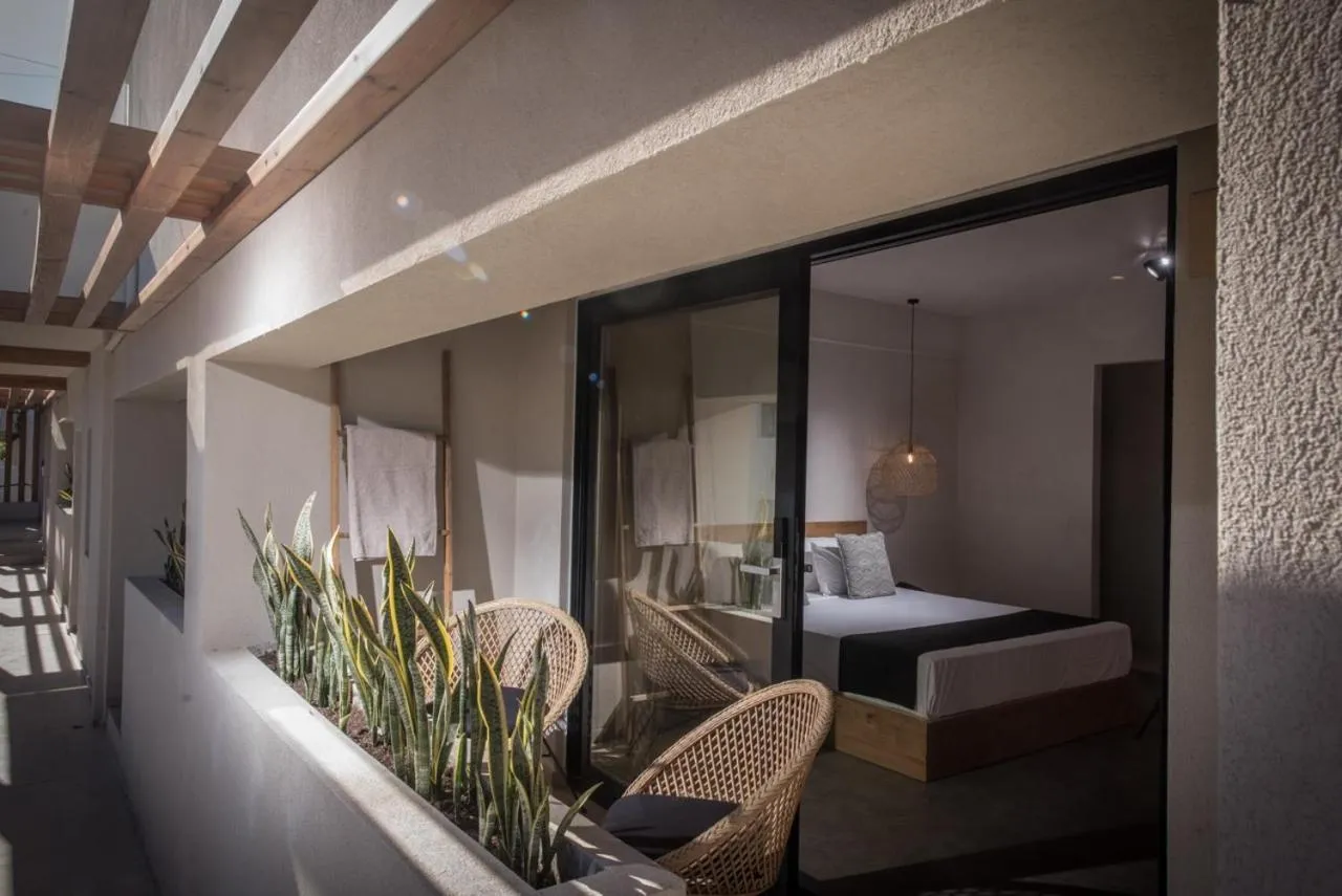 Bed in Indigo Inn Casa Adults Only