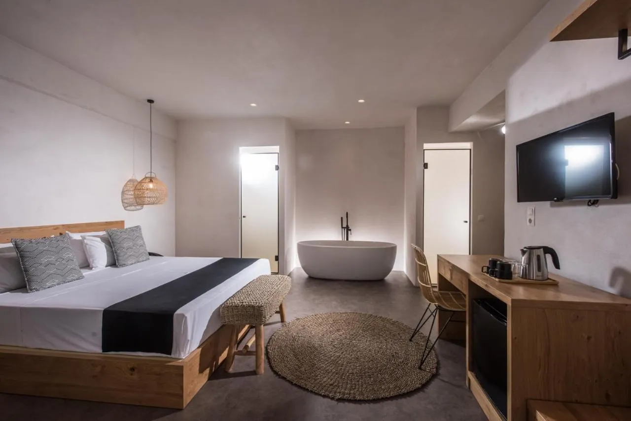 Bed in Indigo Inn Casa Adults Only