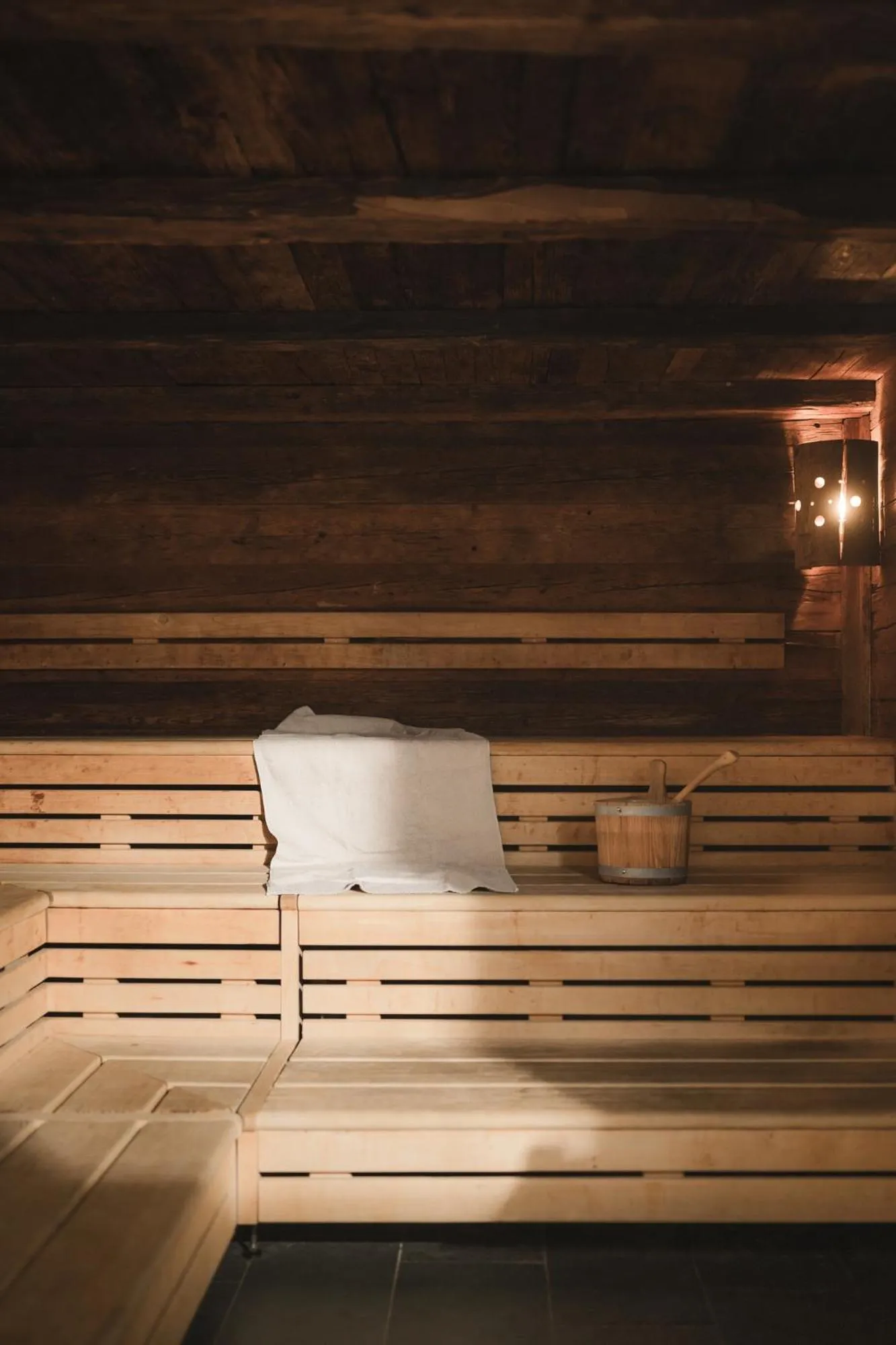 Sauna in Falkensteiner Hotel Antholz l Adults Only