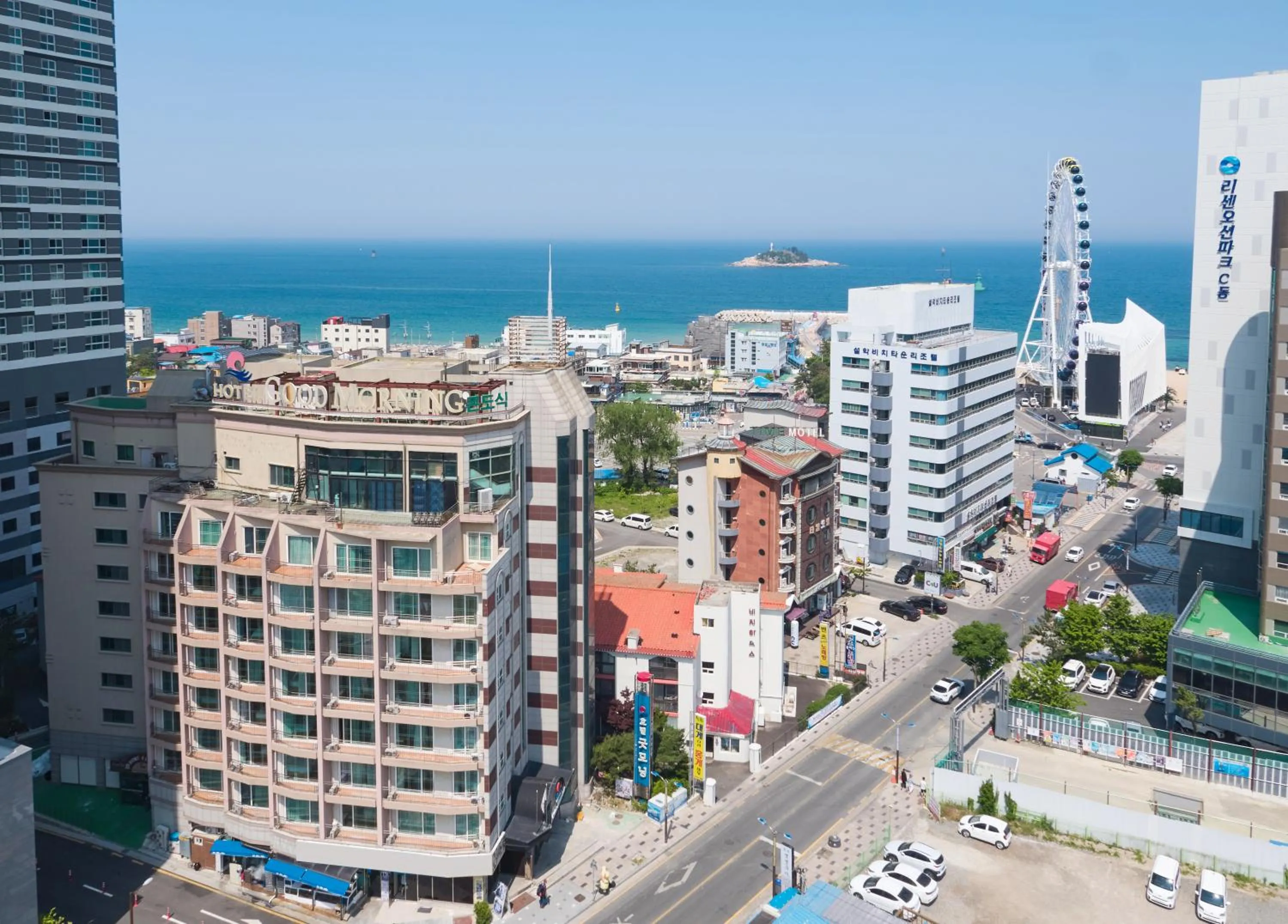 Bird's eye view in Sokcho Good Morning Hotel and Resort