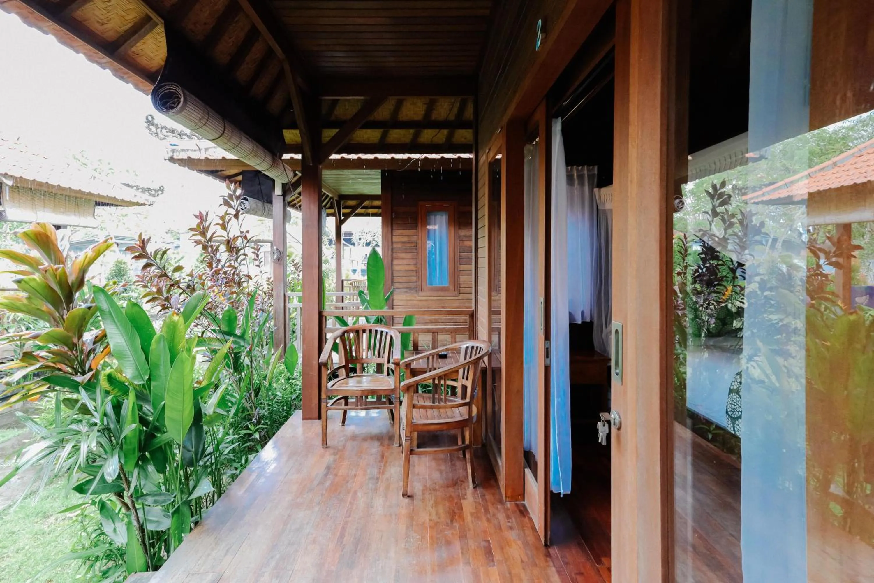 Balcony/Terrace in The Lavana Jhonny Kibung Villas Lembongan
