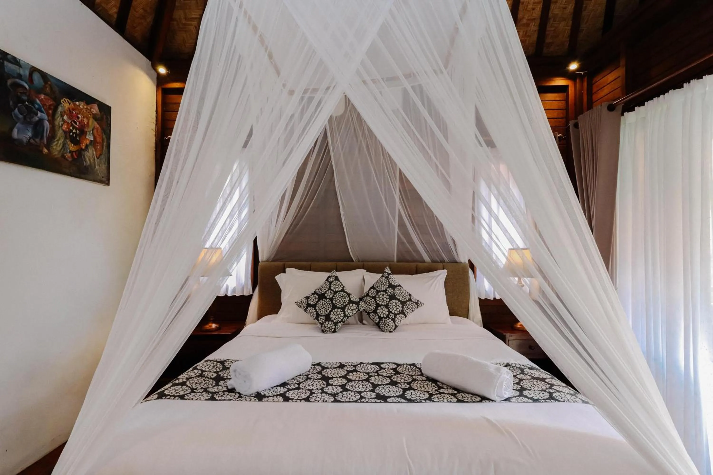 Bedroom, Bed in The Lavana Jhonny Kibung Villas Lembongan