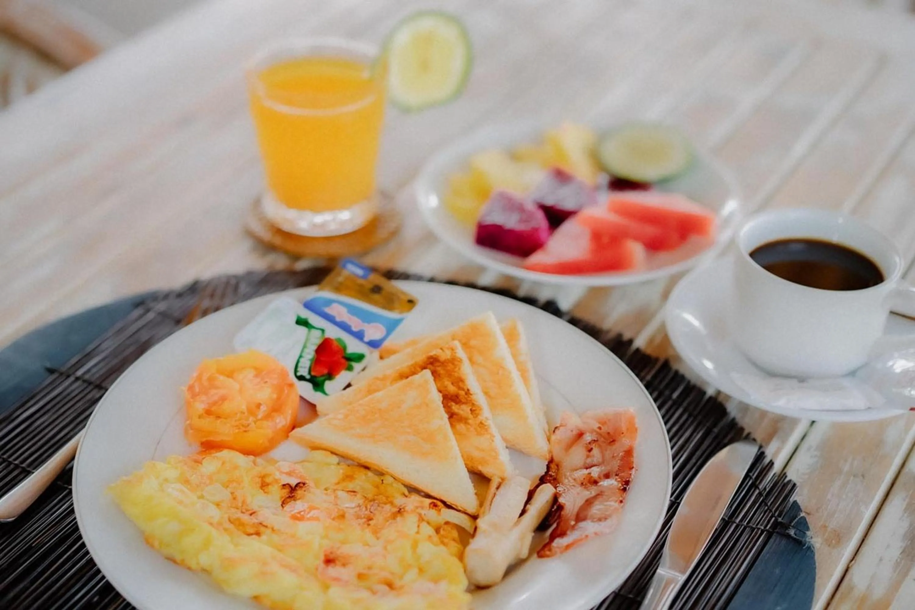 Breakfast in The Lavana Jhonny Kibung Villas Lembongan