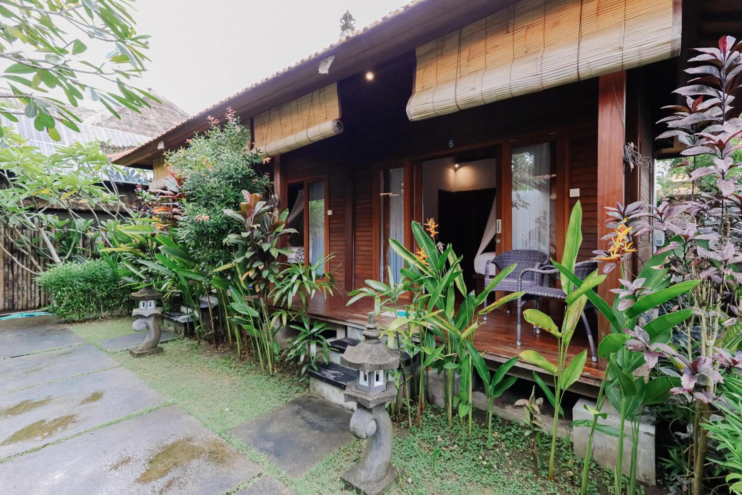 Garden in The Lavana Jhonny Kibung Villas Lembongan