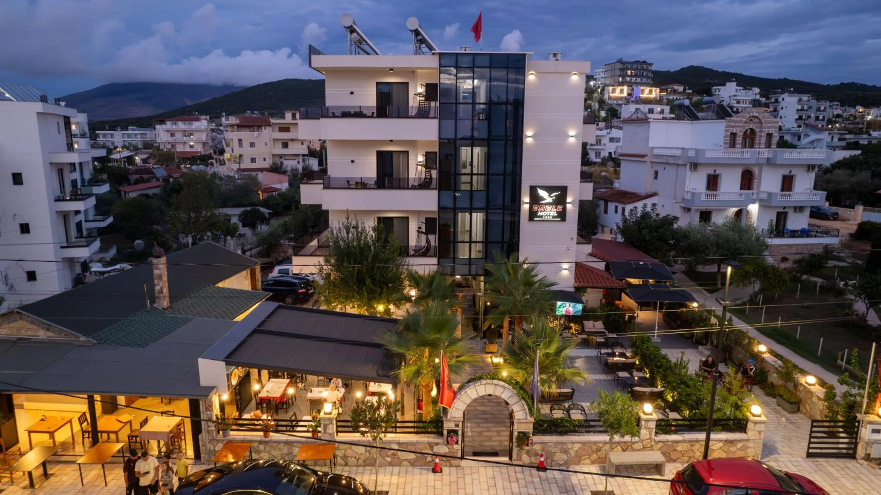 Property building in Hotel Eagle