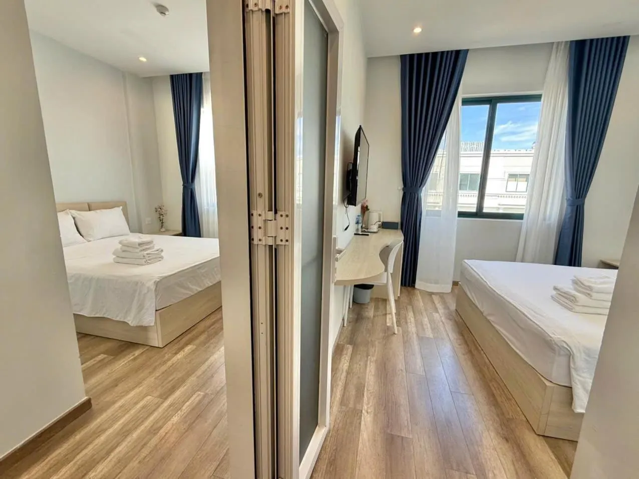 Bed in Minh Anh Hotel